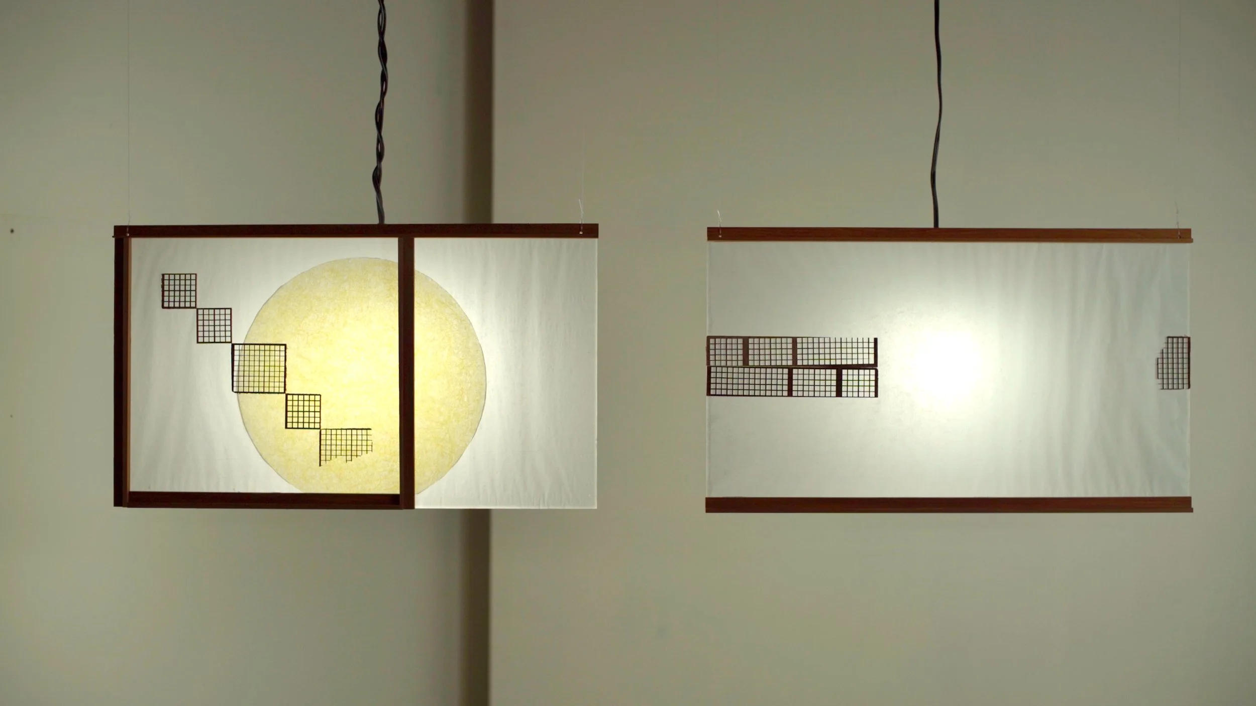 The windows in Mizzonk's Home But Not Home automated installation. H O M E ≠ H•O•M•E reimagines "home" as a psychological state rather than a fixed place. It is a meditation on how solitude and loneliness can arise and shift within the same space, sh