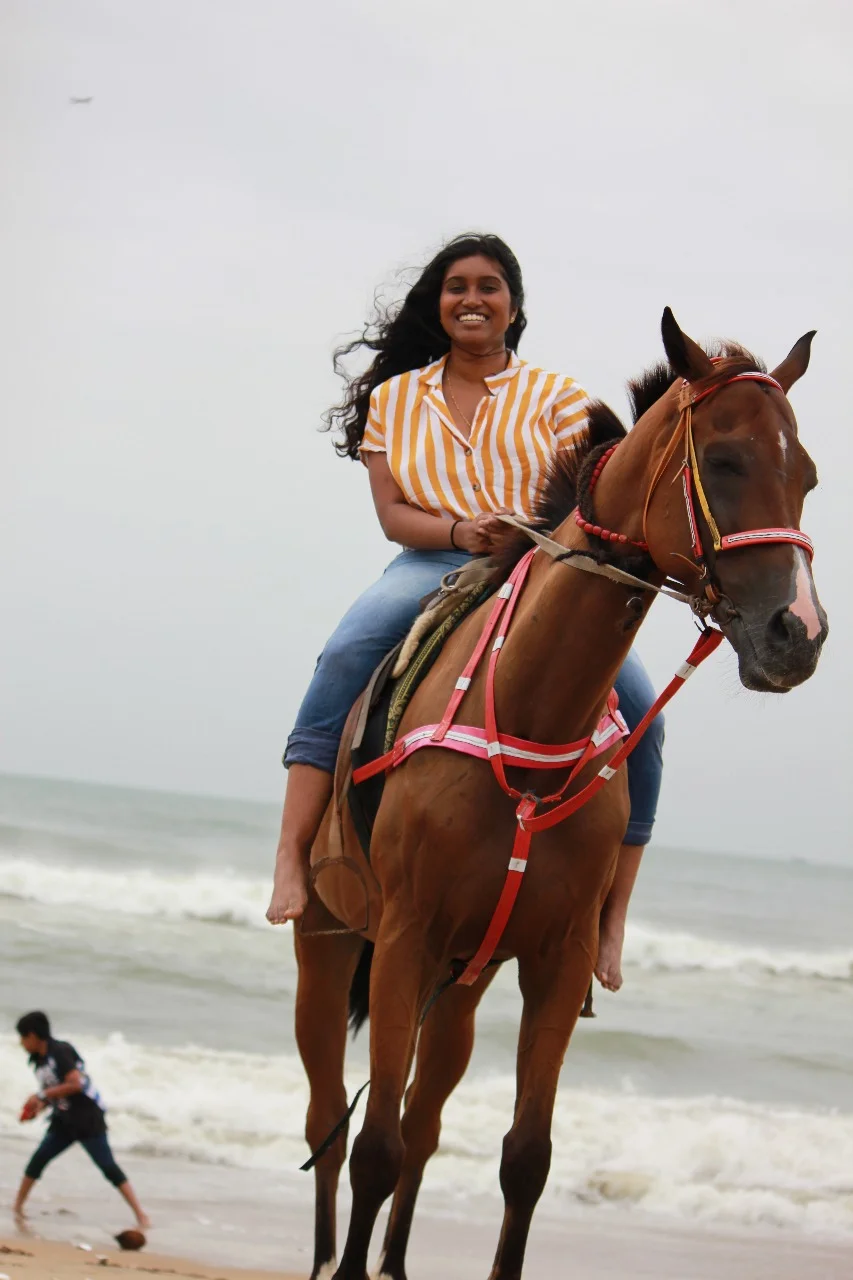 Horse rides at Marina Beach