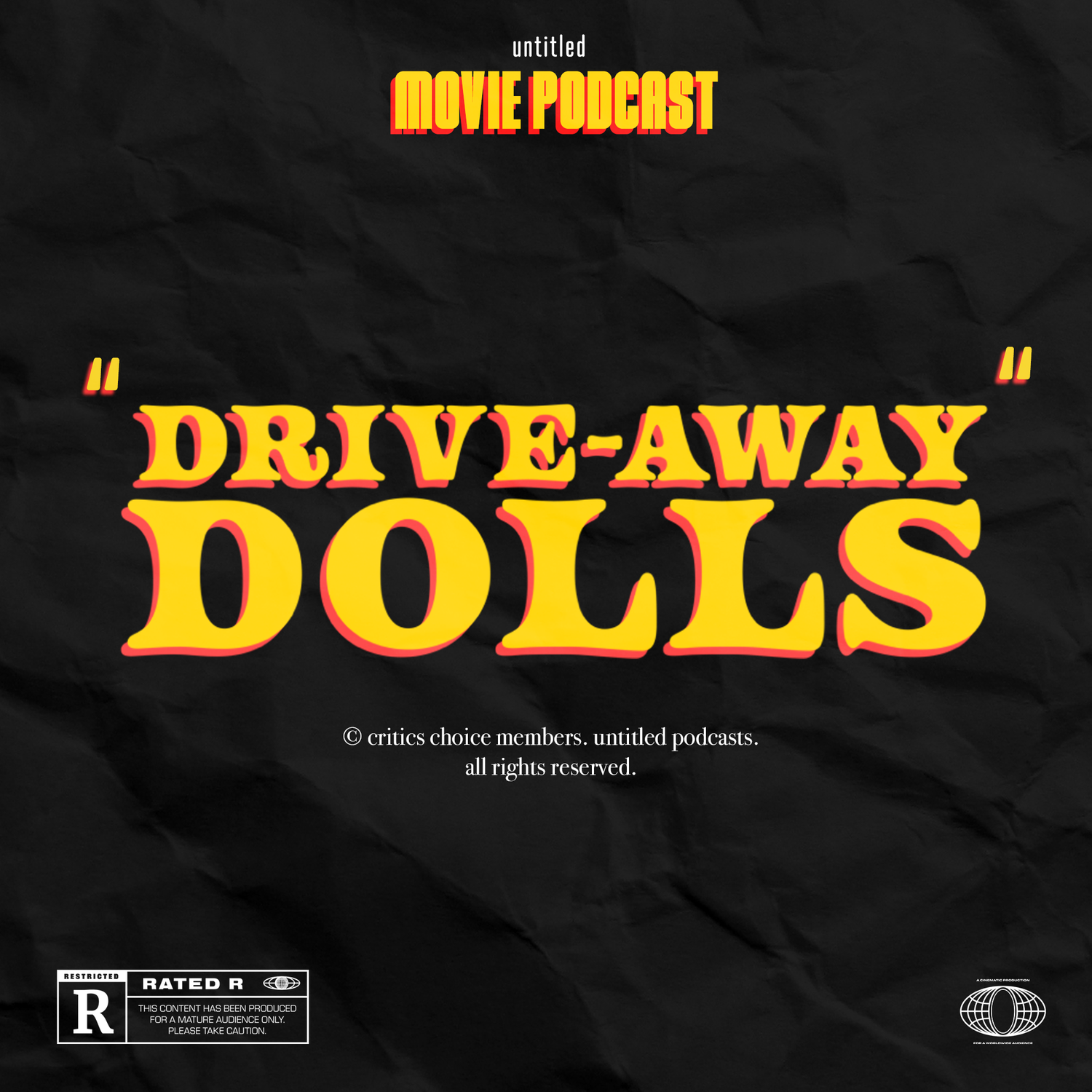 Ethan Coen's Drive-Away Dolls episode artwork