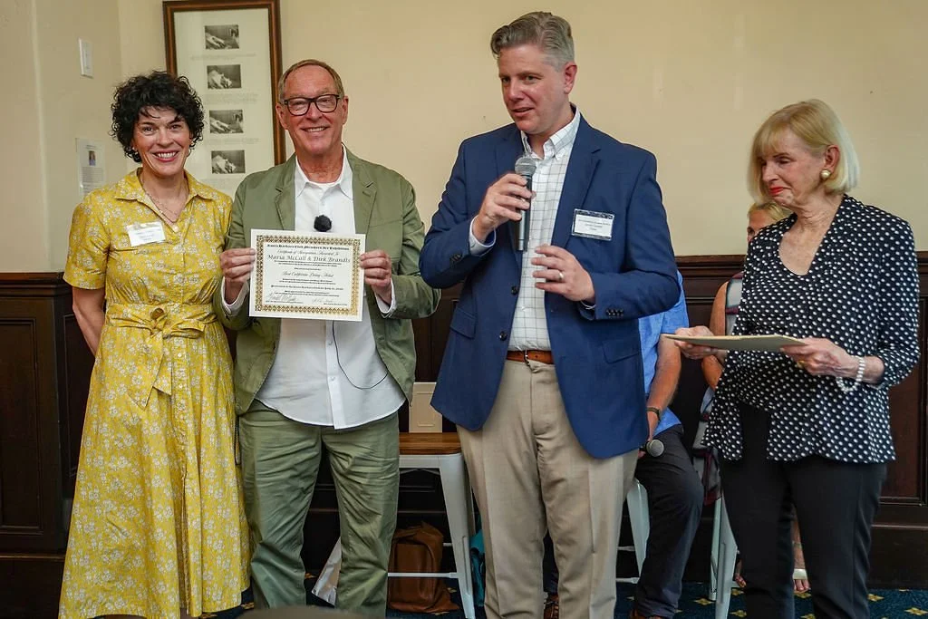 Dirk Brandts and Maria McCall receives Best California Living Artist award