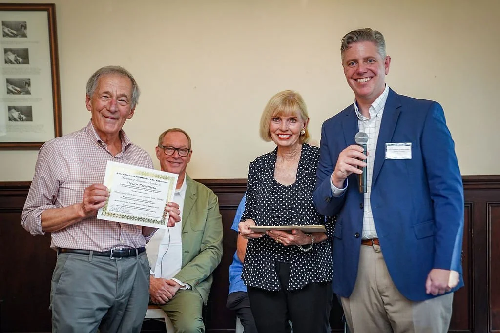 Stefan and Riesenfeld receives the Best Original Work by a Santa Barbara Club Member award