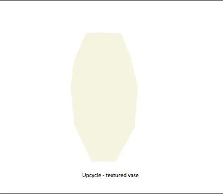 Upcycle Texture Vase
