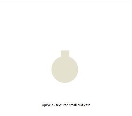 Upcycle Decorative Small Bud Vase