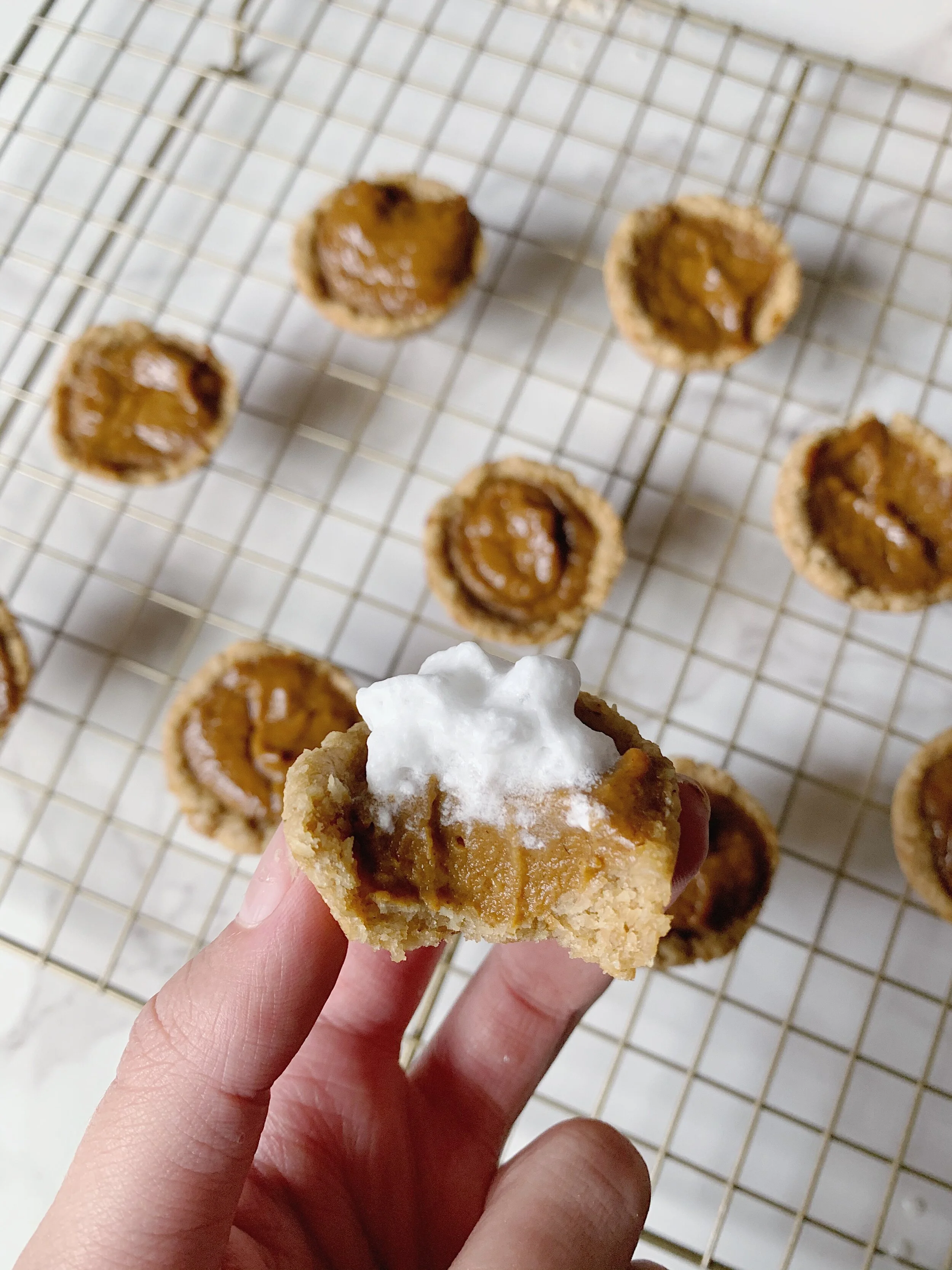 Gluten-Free Mini Pumpkin Pie Tarts