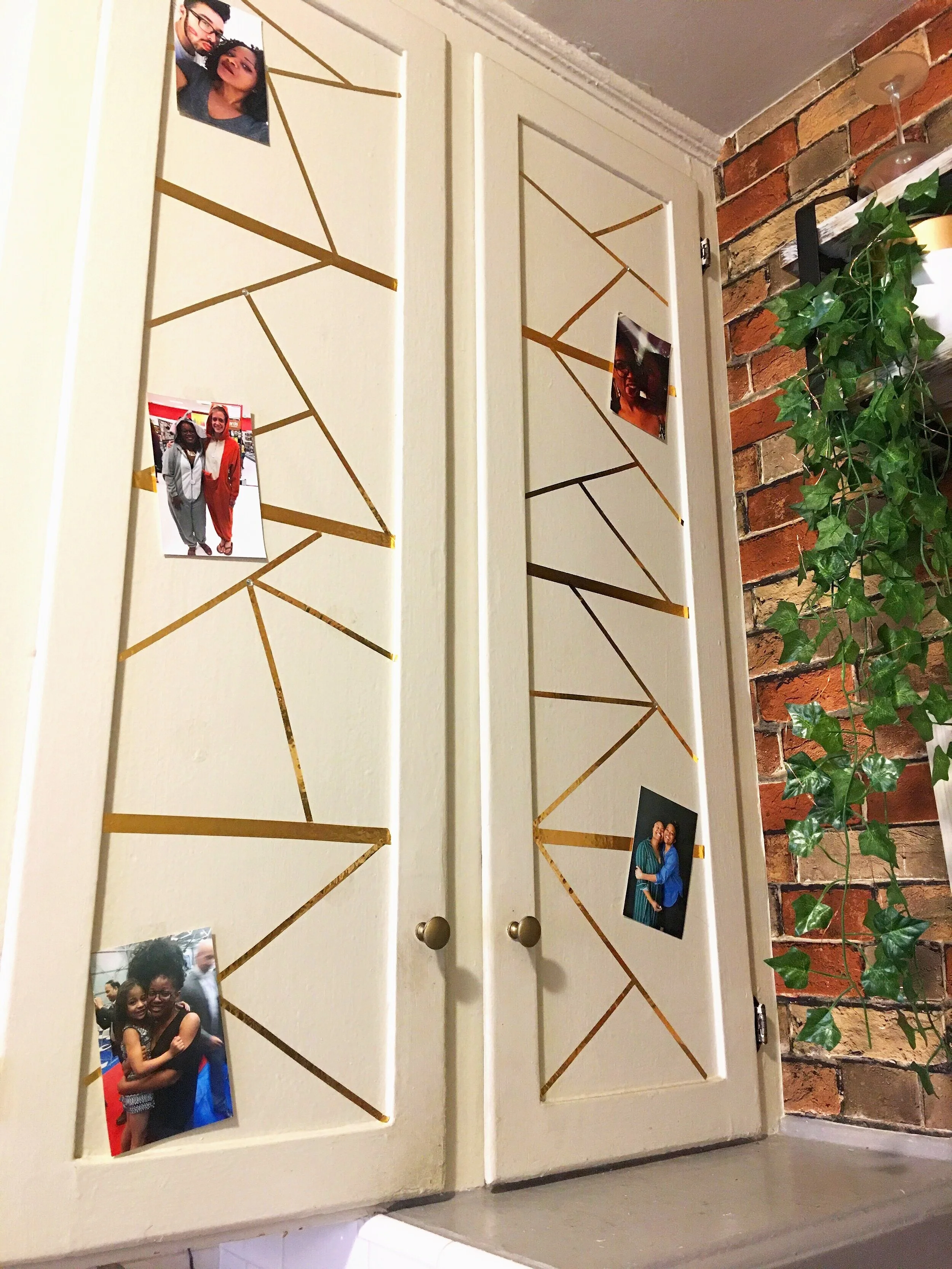 4-Step Gold Art Deco Cabinet DIY For Only $5