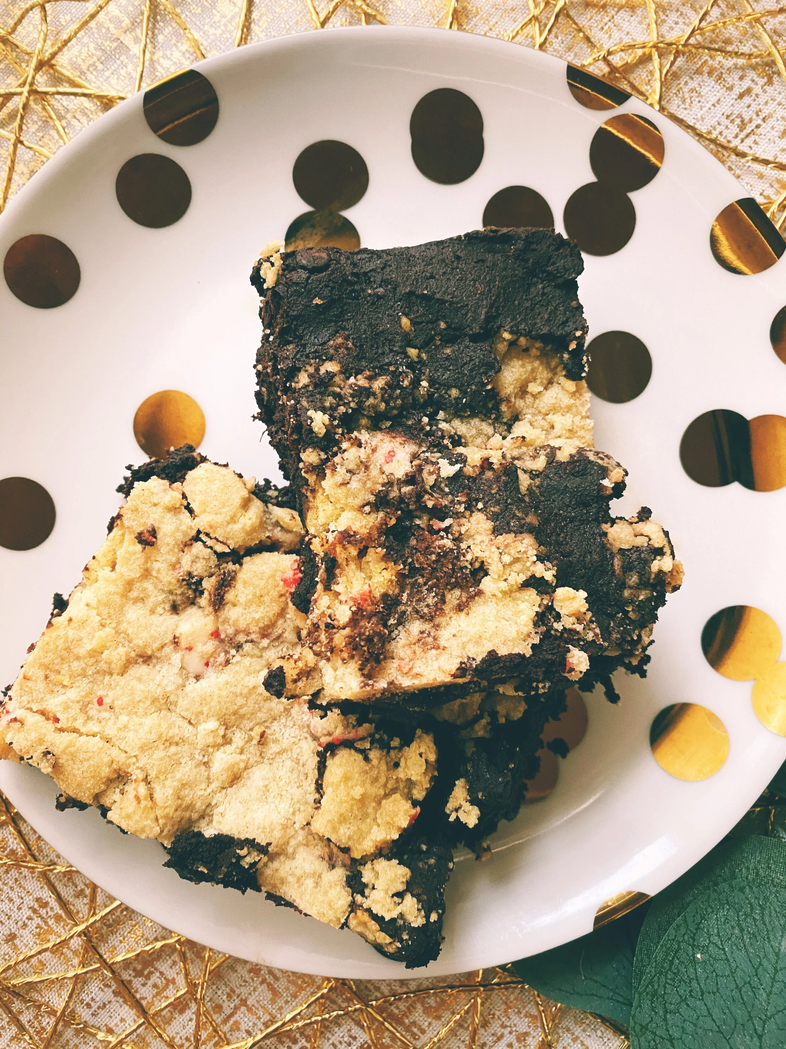 Daysha's Healthier Chocolate Peppermint Brookie