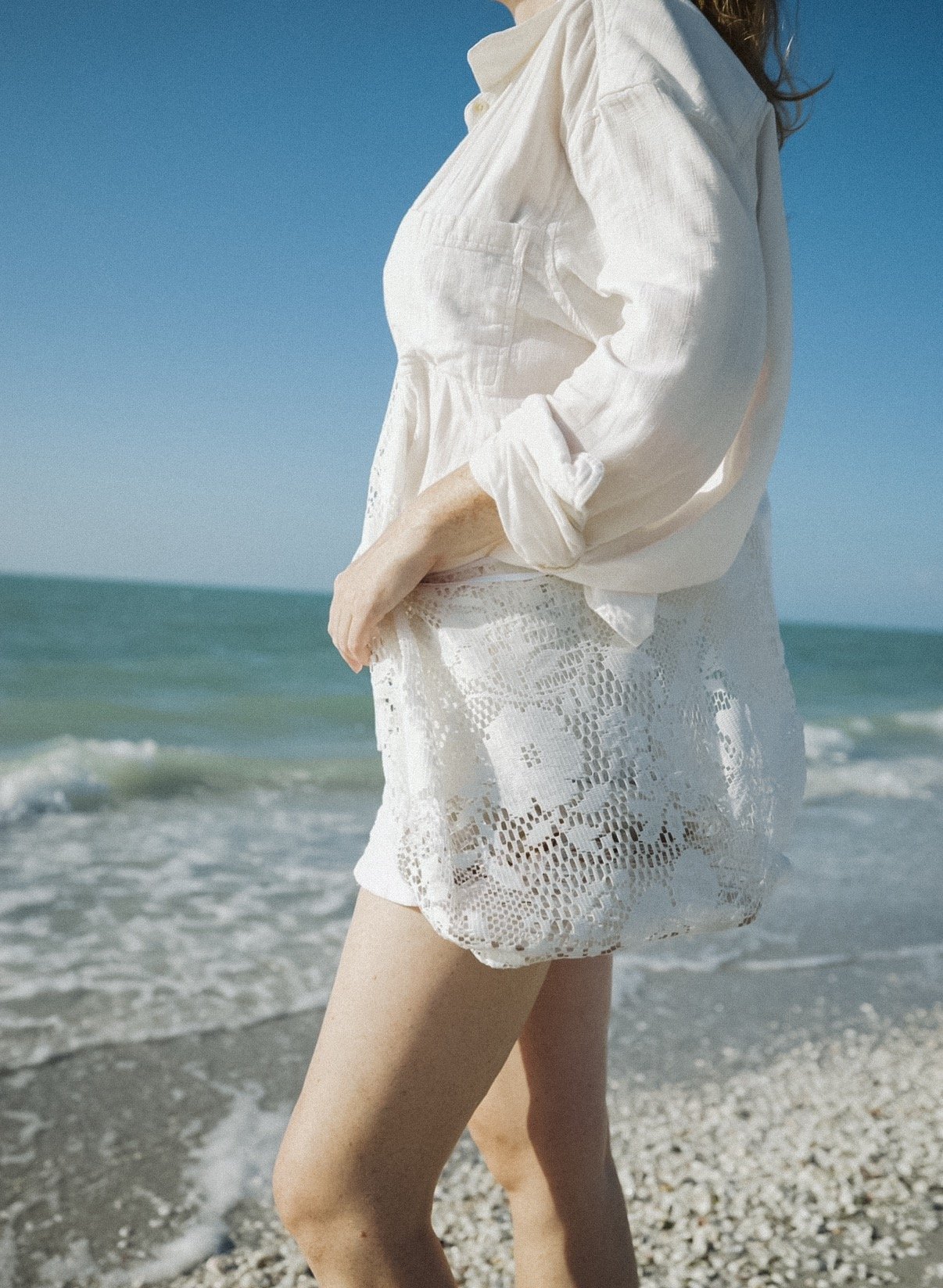 Vintage Lace Tote Bag