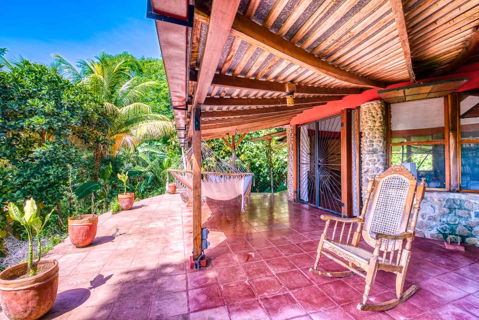 Selvista Guesthouses Isla Ometepe Homestead House porch.jpg