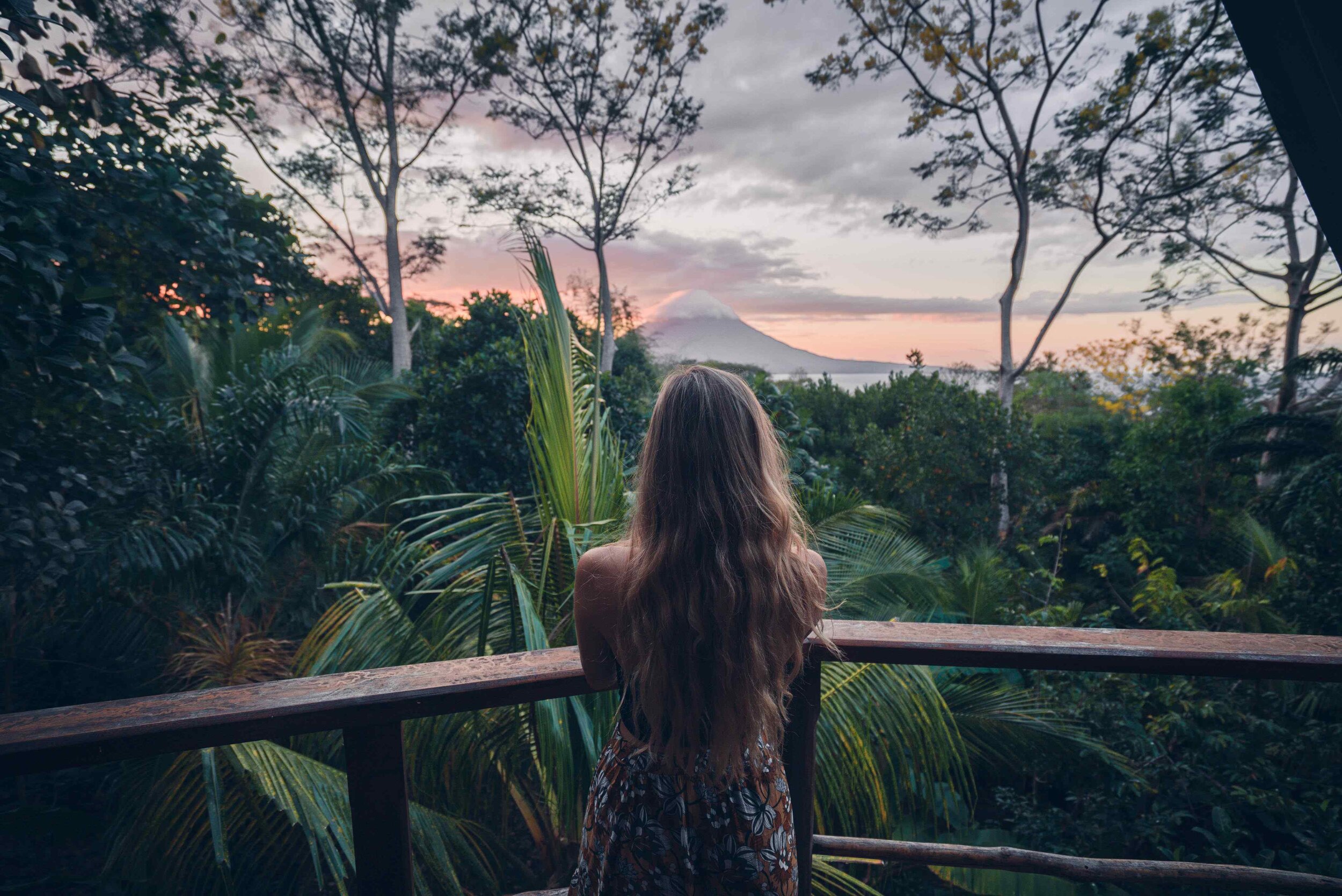 soak in Ometepe amony the canopy sunset views Volcano Maderas.jpg