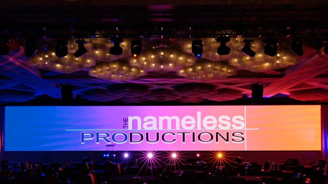 Bringing a corporate meeting to LIFE with an 80&rsquo; LED wall #production #liveevents #corprateevents #audiovisual