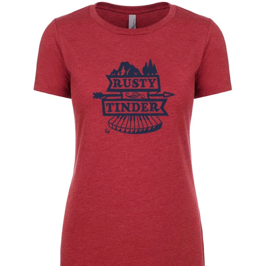  Women's Rusty Tinder T-Shirt (Red)