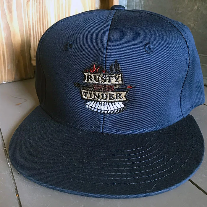 Navy Logo Snapback