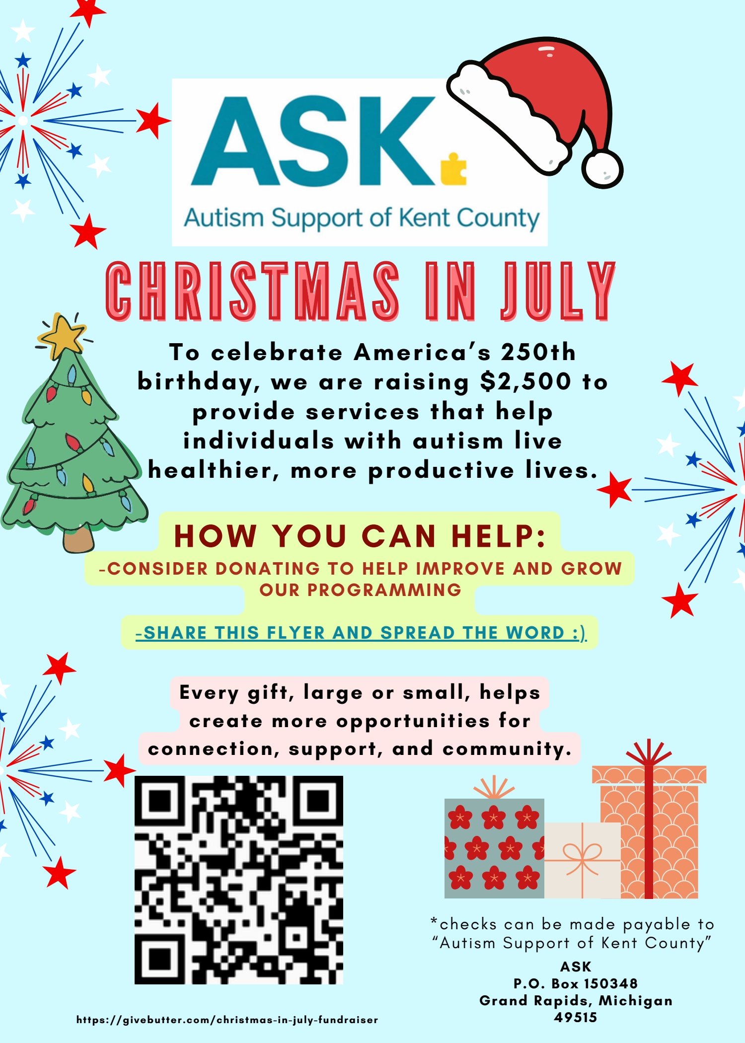 Christmas in July Fundraiser