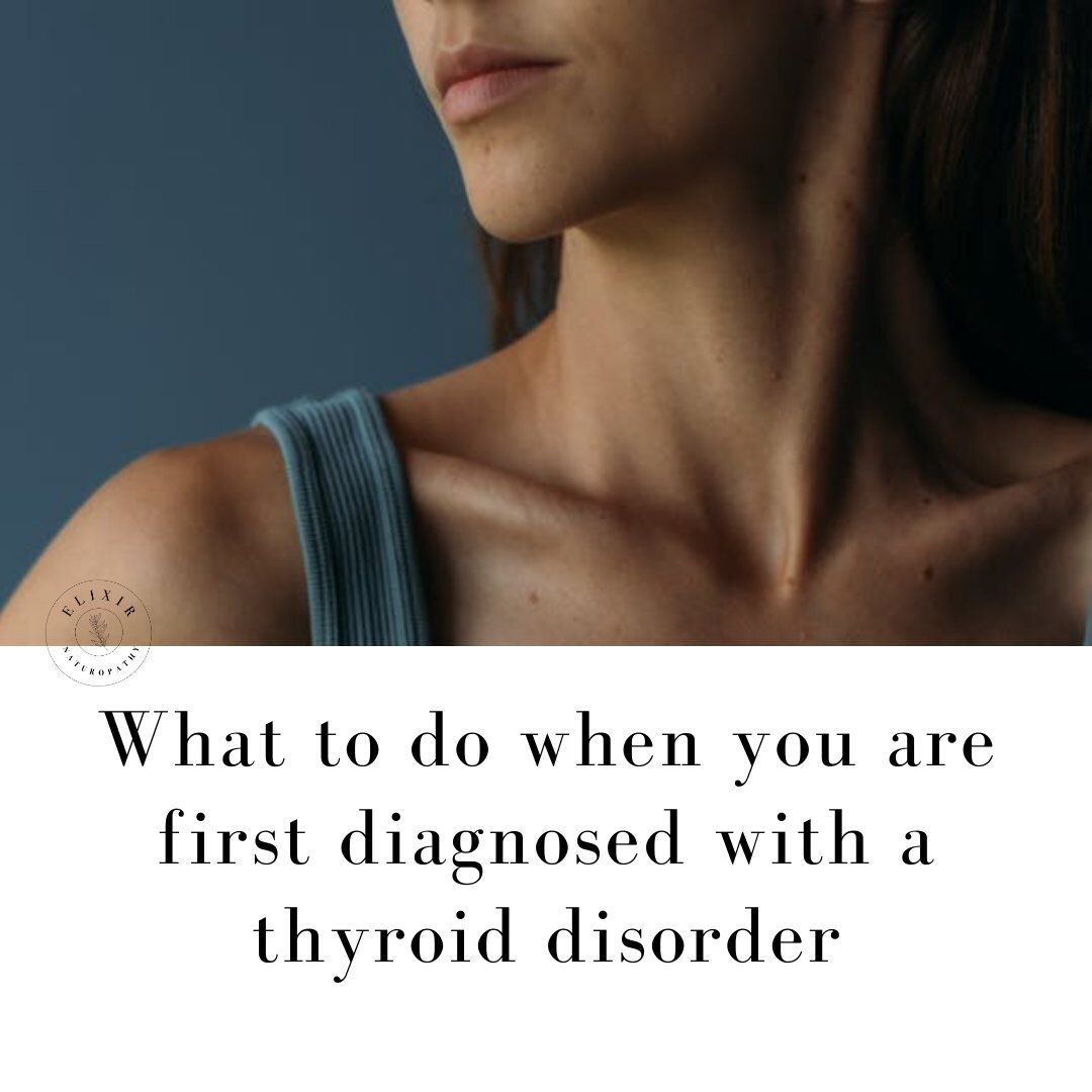 You have been diagnosed with a thyroid disorder?⁠
⁠
 You're probably wondering what to do next and how to manage your condition? 🤯⁠
⁠
It can feel overwhelming and confusing with so much information out there. Follow the slides of some steps you can 