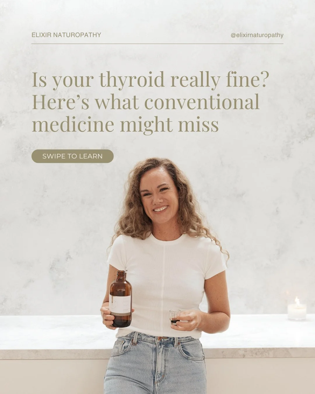 Is your thyroid really “fine”?
In mainstream care, thyroid conditions are usually managed with a “test and treat” approach:
1️⃣TSH is the primary (and often only) test run.
2️⃣If levels are outside the reference range &ra