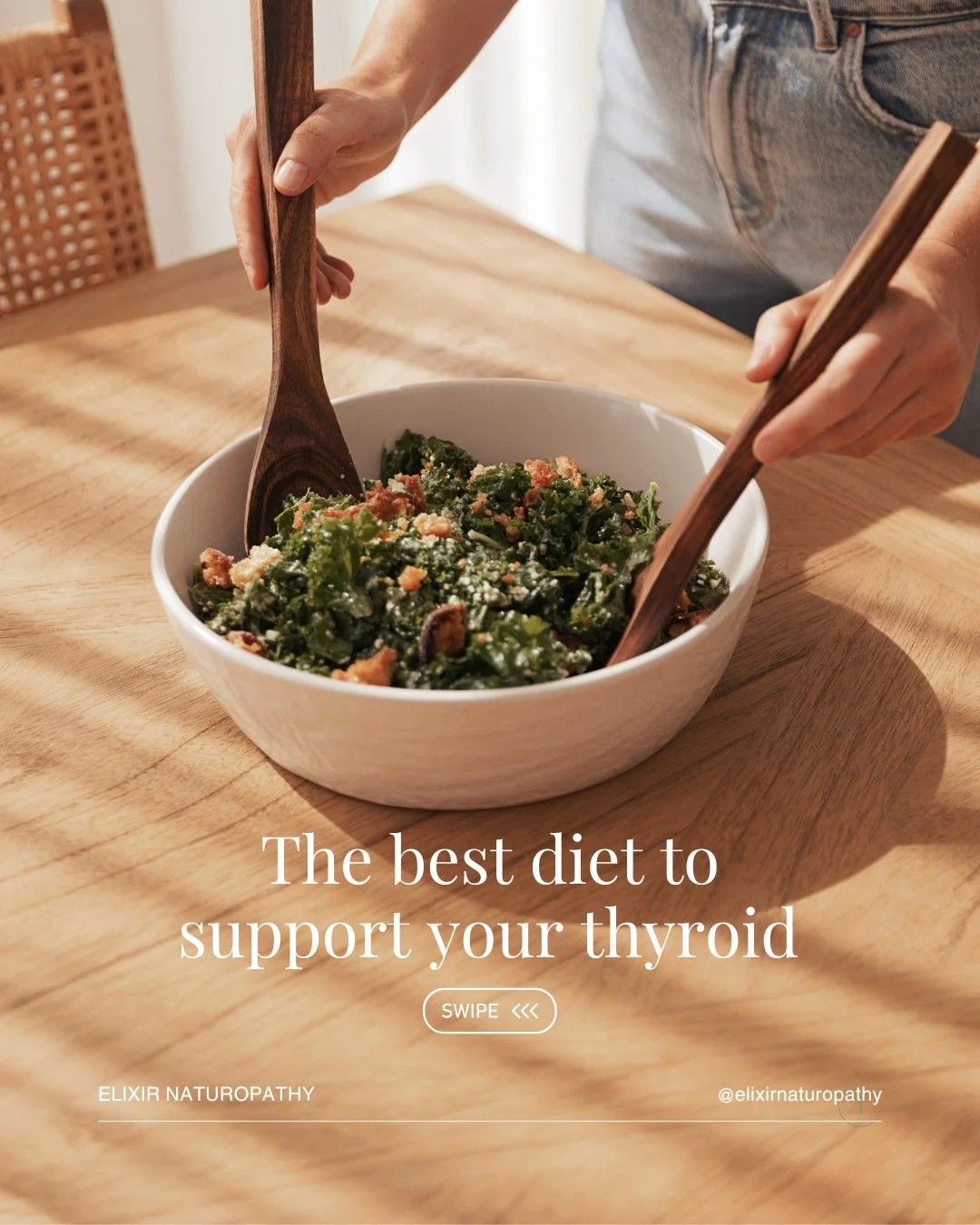 Confused about all the thyroid diet advice out there? Let&rsquo;s simplify it...⁠
⁠
When it comes to supporting your thyroid, there&rsquo;s no one-size-fits-all approach, but there are some key foundations that make a big difference.⁠
〜 Focus on a wh