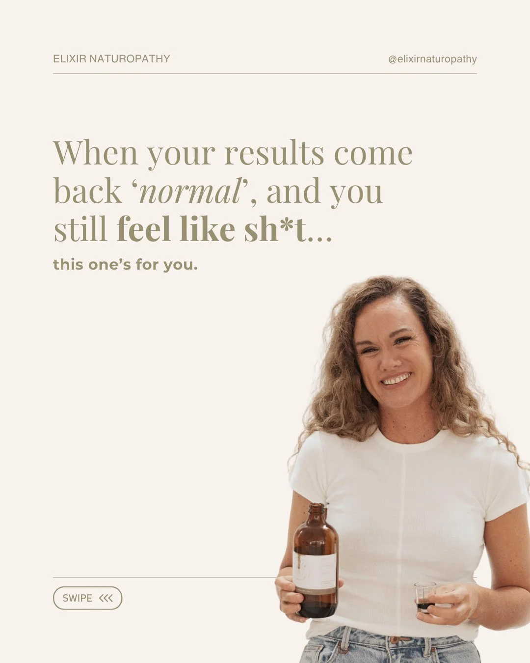 Normal labs. Persistent symptoms. This one is for you&hellip;⁠
⁠
Being told your blood tests are &ldquo;normal&rdquo; while you still feel exhausted, foggy, bloated, or unwell can be deeply frustrating.⁠
⁠
Many people with Hashimoto&rsquo;s are left 