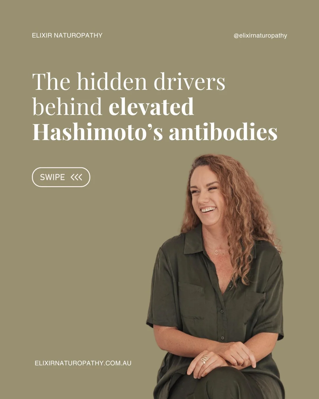 Hashimoto&rsquo;s antibodies are dynamic, not fixed 👇⁠
⁠
Hashimoto&rsquo;s is diagnosed by measuring thyroid antibodies, most commonly Thyroid peroxidase (TPO) and Thyroglobulin (TgAb).⁠
⁠
What often isn&rsquo;t explained is that these antibody leve