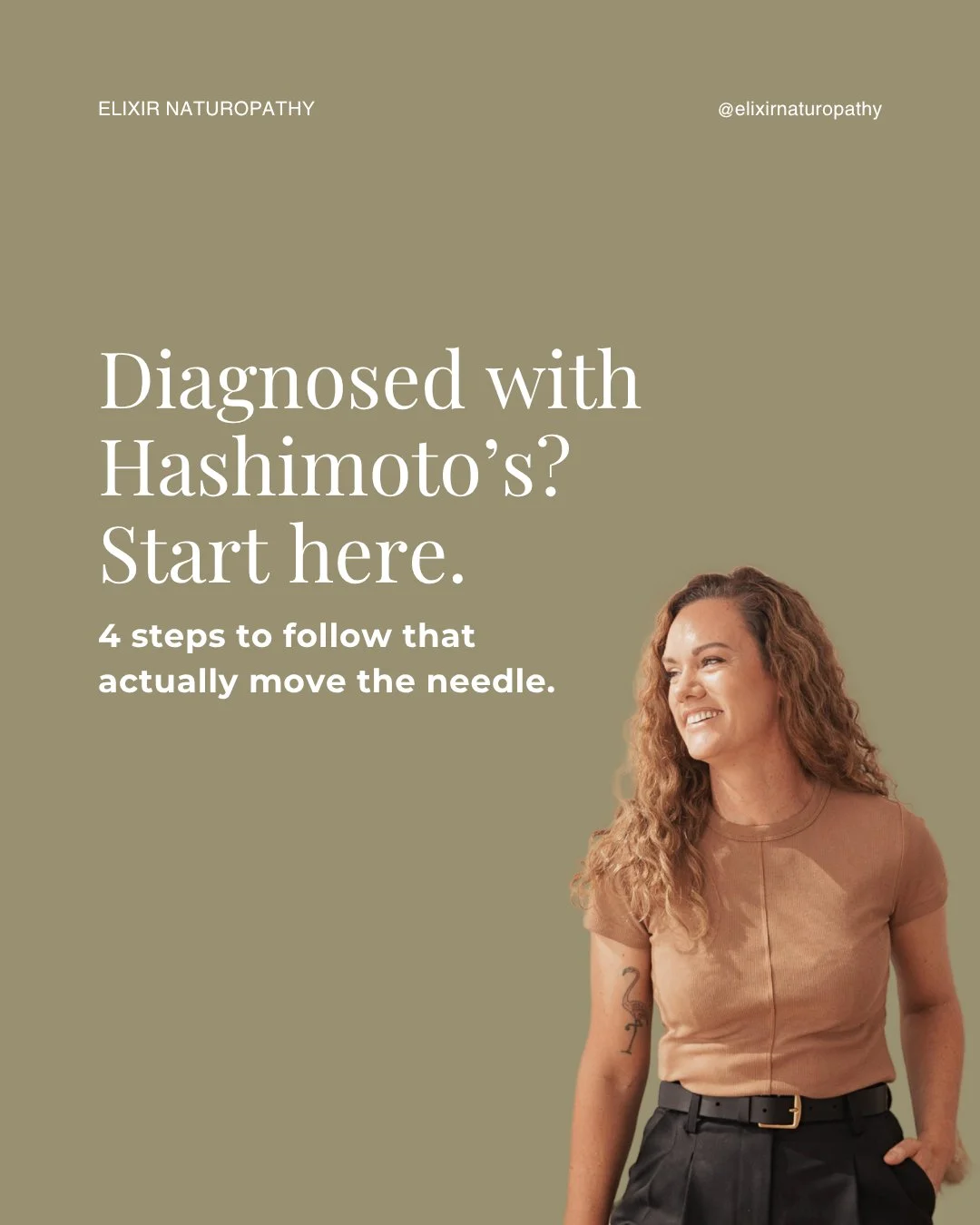 Diagnosed with Hashimoto&rsquo;s and told to &ldquo;just monitor it&rdquo;?⁠
This is where so many women get stuck.⁠
You&rsquo;re taking the medication.⁠
Your labs might be &ldquo;fine&rdquo;.⁠
⁠
But you still feel exhausted, foggy, inflamed, or not 
