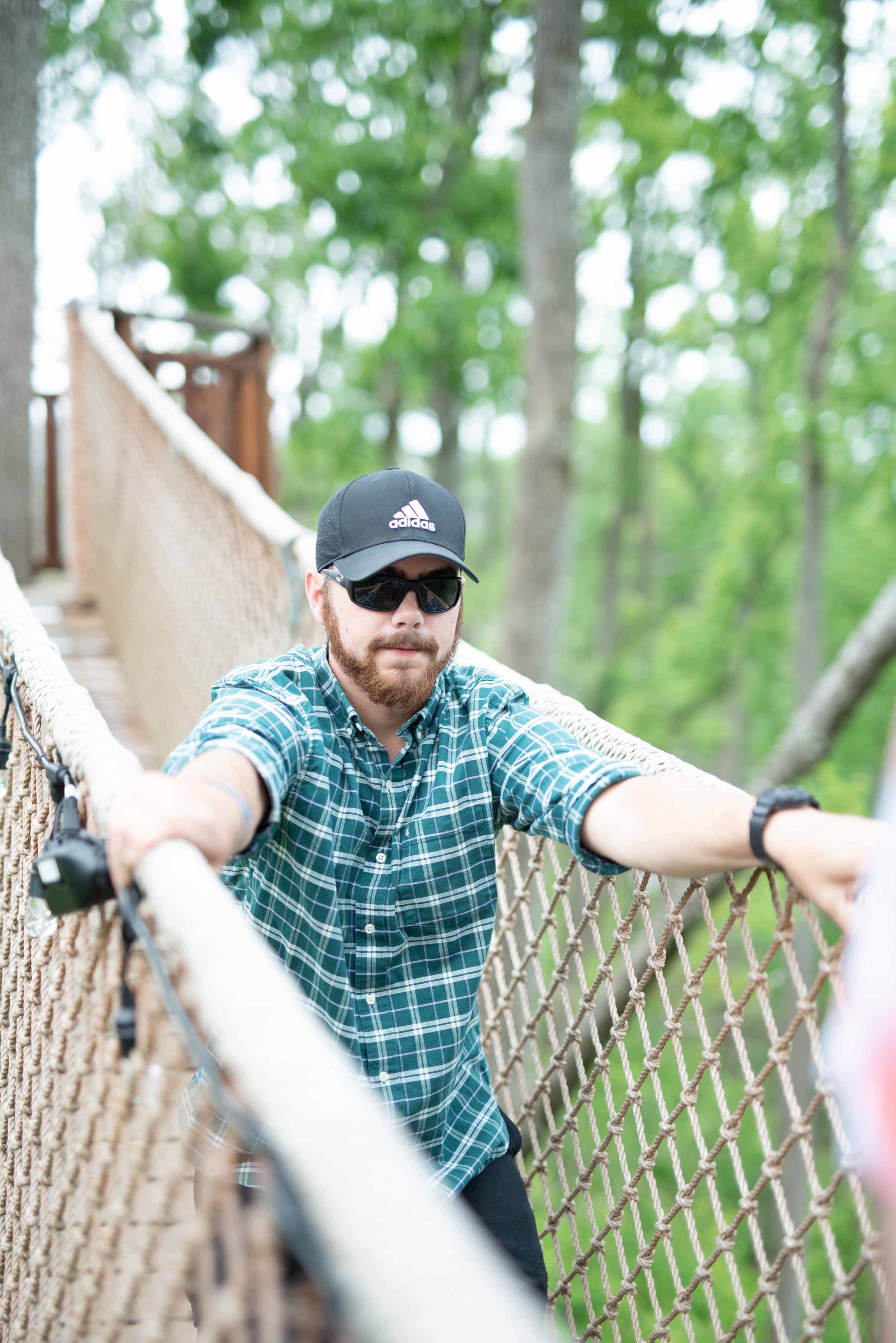 Tree top climbing in Gatlinburg