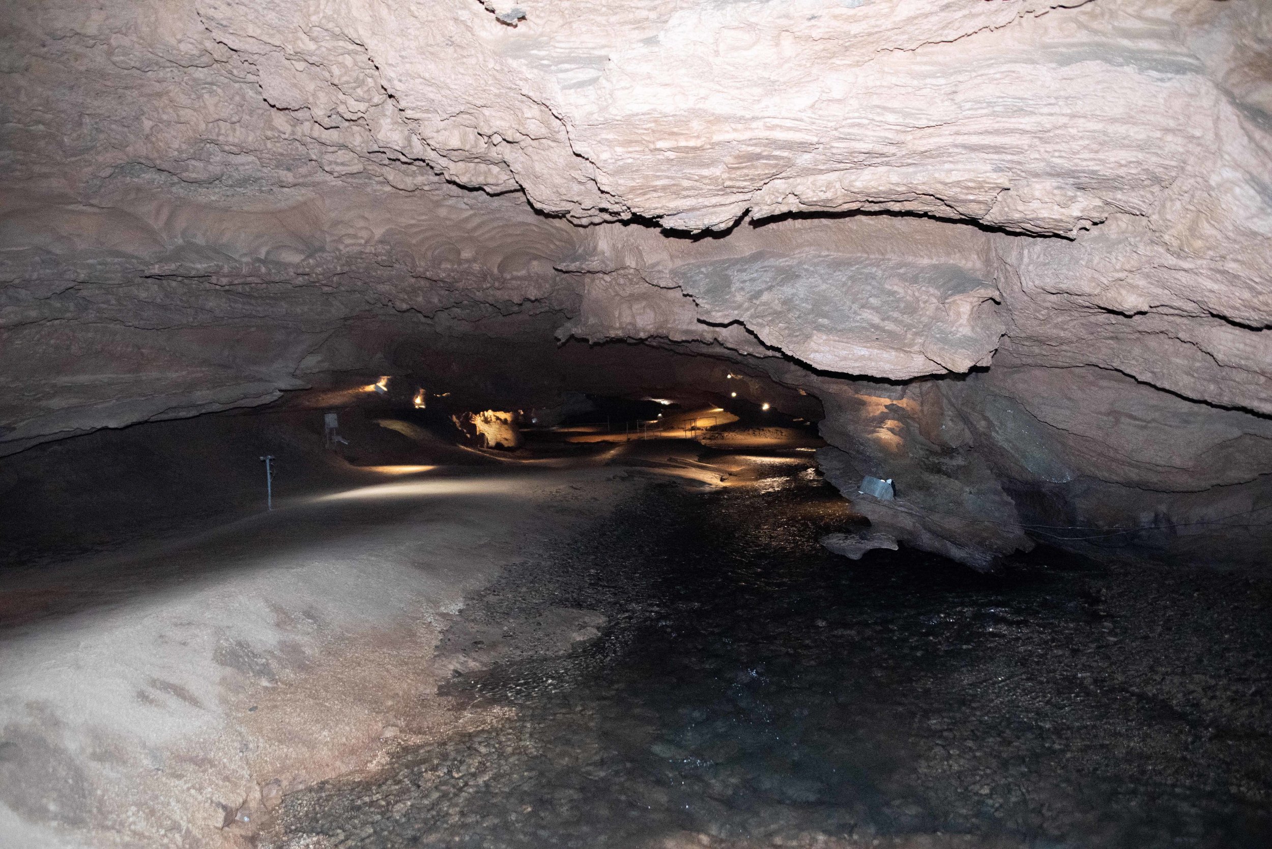 Tuckaleechee Caverns had a beach inside.