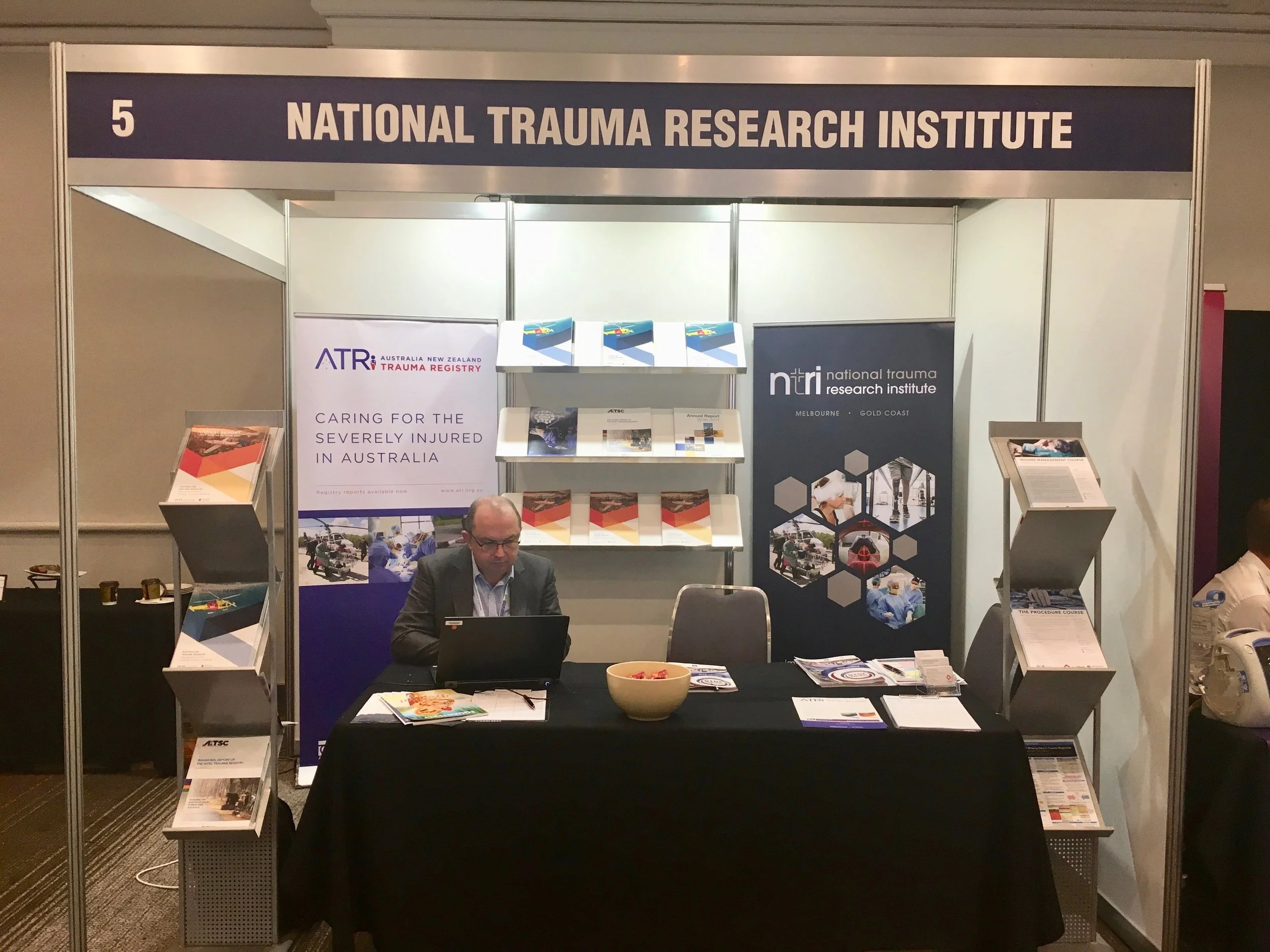 NTRI/ATR Booth with Mr Ben Gardiner - Trauma 2018