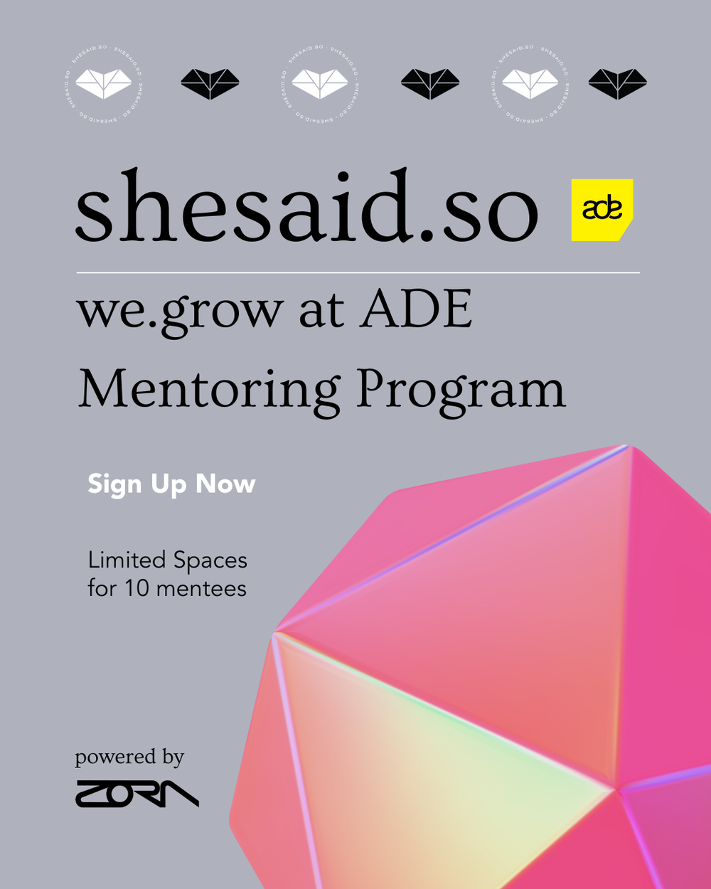 we.grow at ADE Mentoring Program 2022
