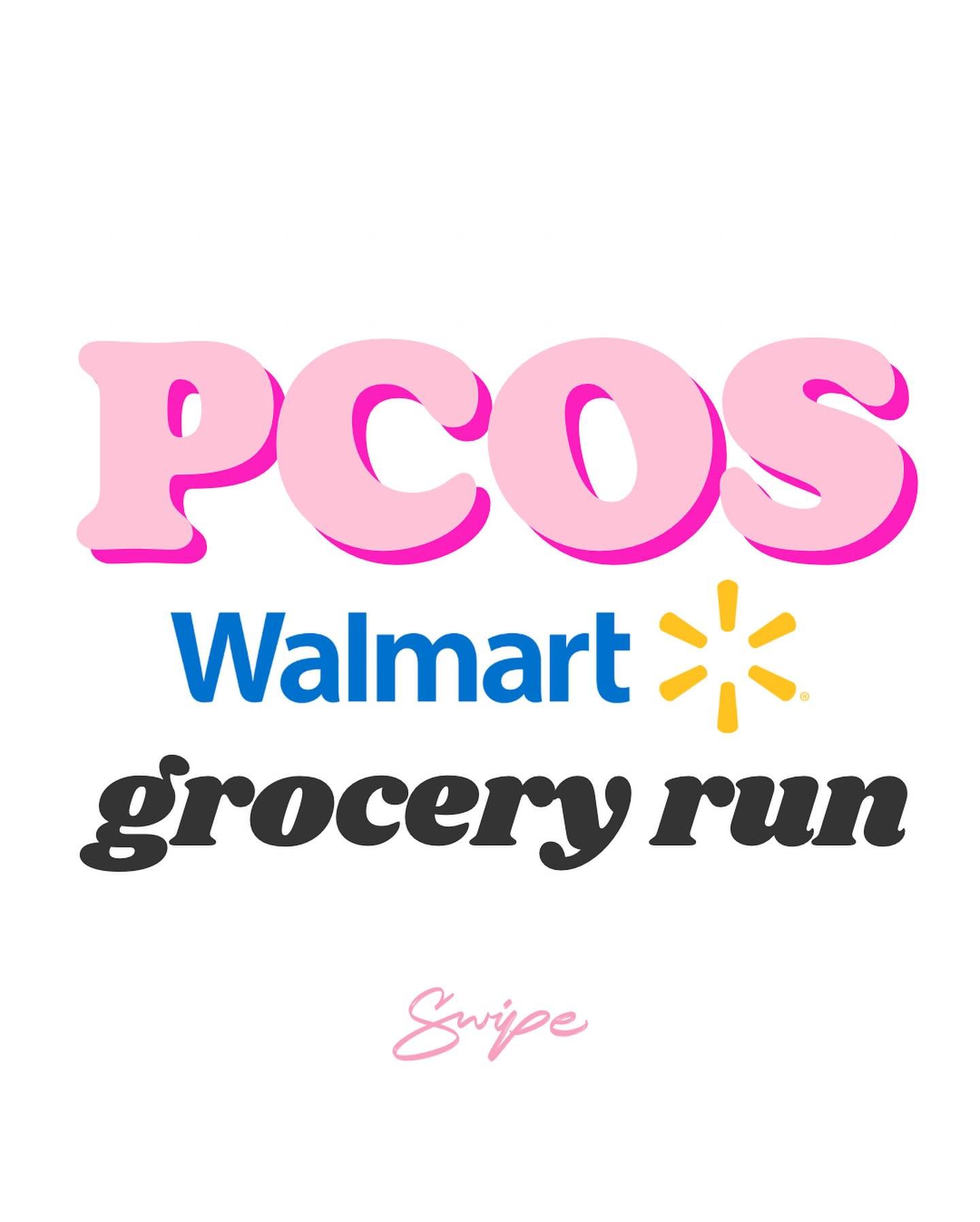 Do you want more grocery shopping help for your PCOS? LMK below ⬇️

Making this new quick + easy grocery series for all my PCOS cystas out there 💅🏼🥳 Here&rsquo;s my latest Walmart haul, and I really hope you find it useful!

If you&rsquo;re busy a