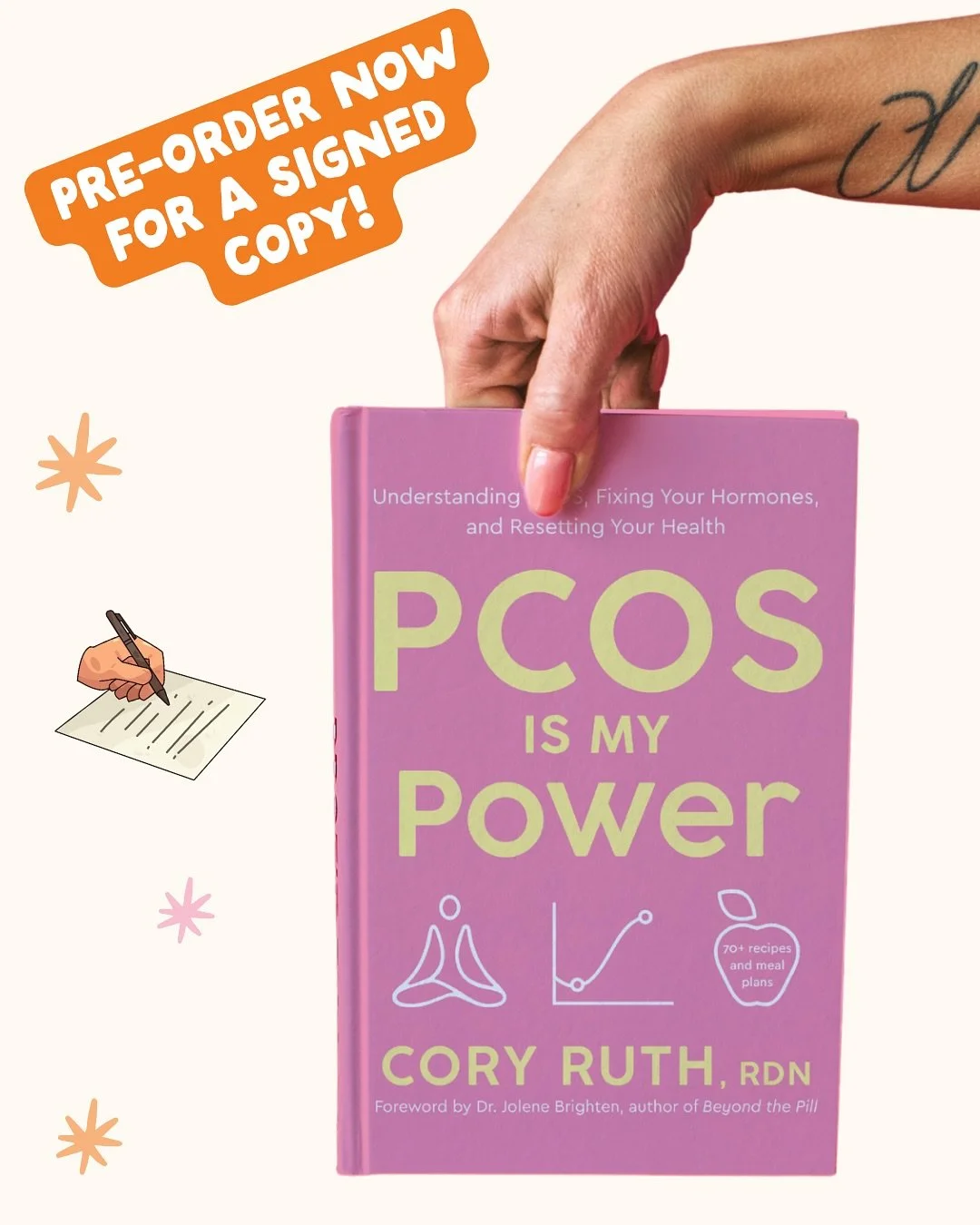 I still can&rsquo;t believe I wrote a book!

You can pre order PCOS IS MY POWER: Understanding PCOS, Fixing Your Hormones, and Resetting Your Health 📕 and if you pre order it now, you can get a signed copy delivered right to your doorstep when it dr