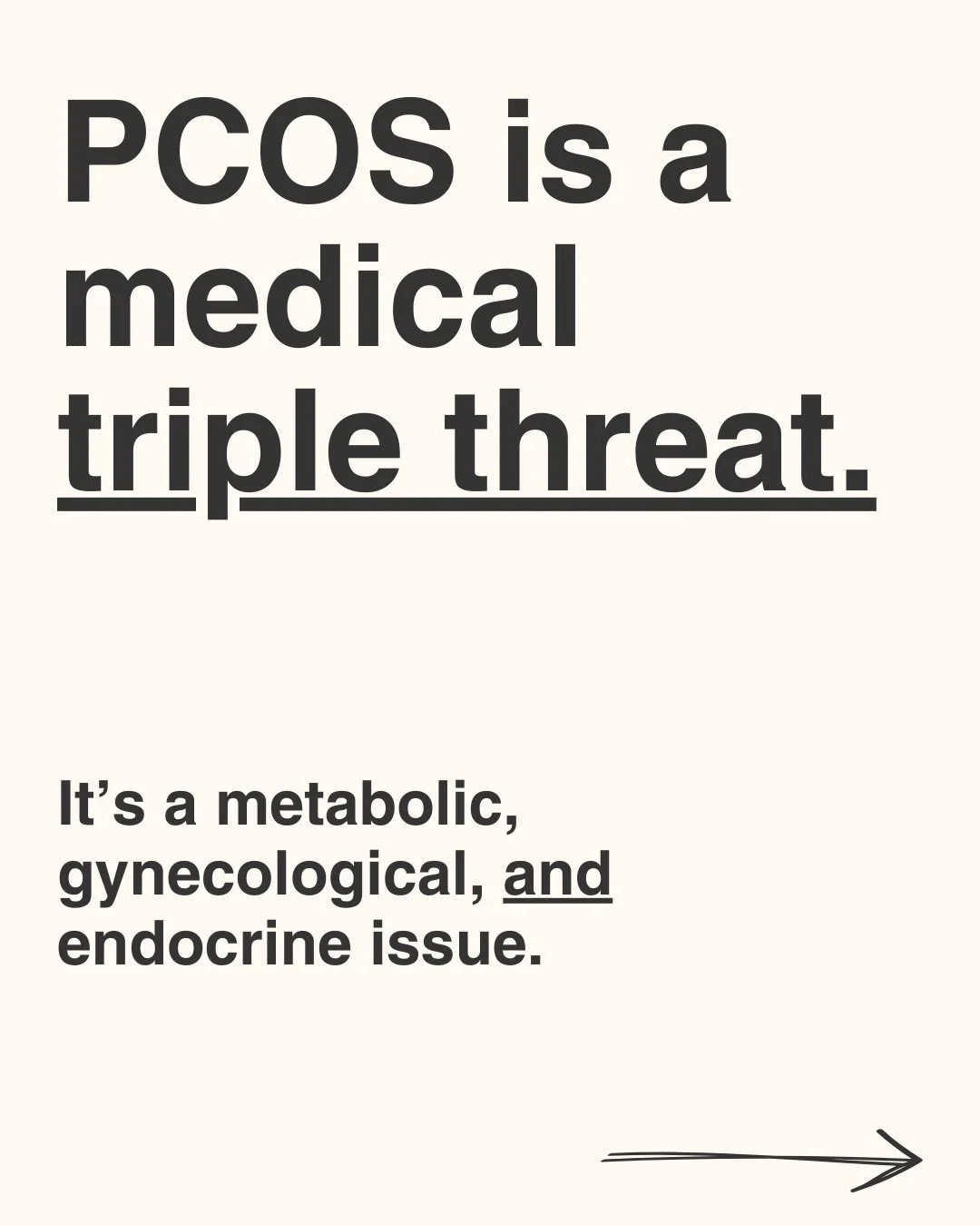Providers- are we listening?? 

If you want a prescription for birth control or Metformin, pop off boo boo. Get ittttt 💊 💪 but many of us (myself included) feel like 10 lbs of sh*t in a 5 lb bag when we&rsquo;re on them and we WANT MORE OPTIONS.

W
