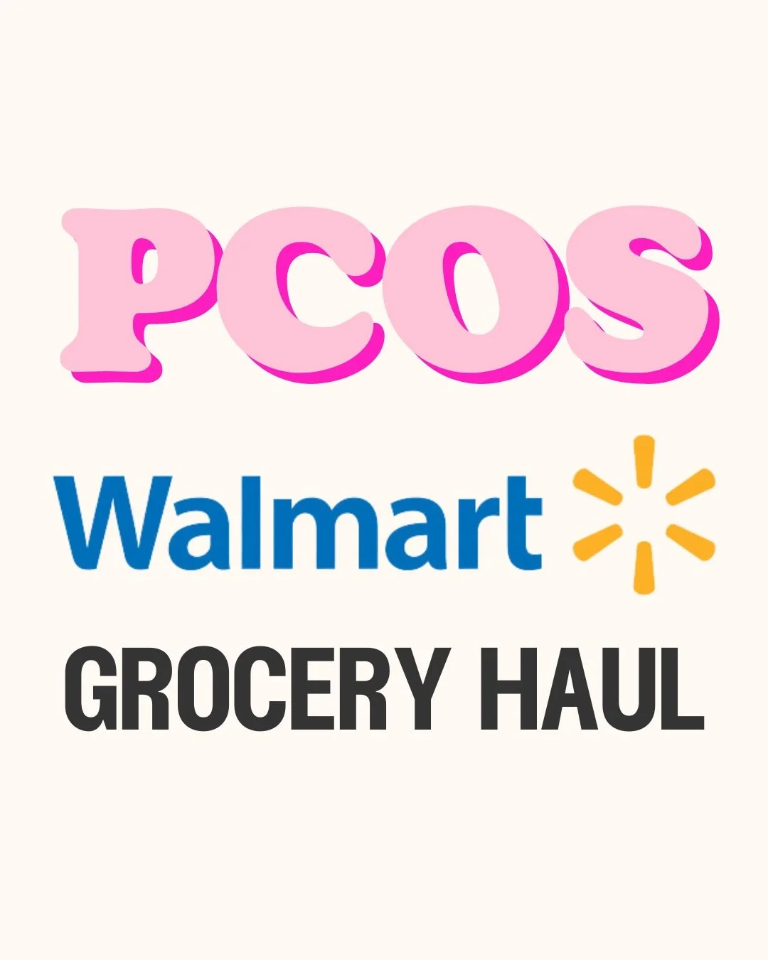 Walmart PCOS girly tips 👇

1️⃣ Walmart actually has AMAZING deals on grass fed beef, organic chicken, yogurt, cereal, snacks, frozen foods, and fruit. Take advantage, even if it&rsquo;s not the world&rsquo;s fanciest grocery store to shop in
2️⃣ Ski
