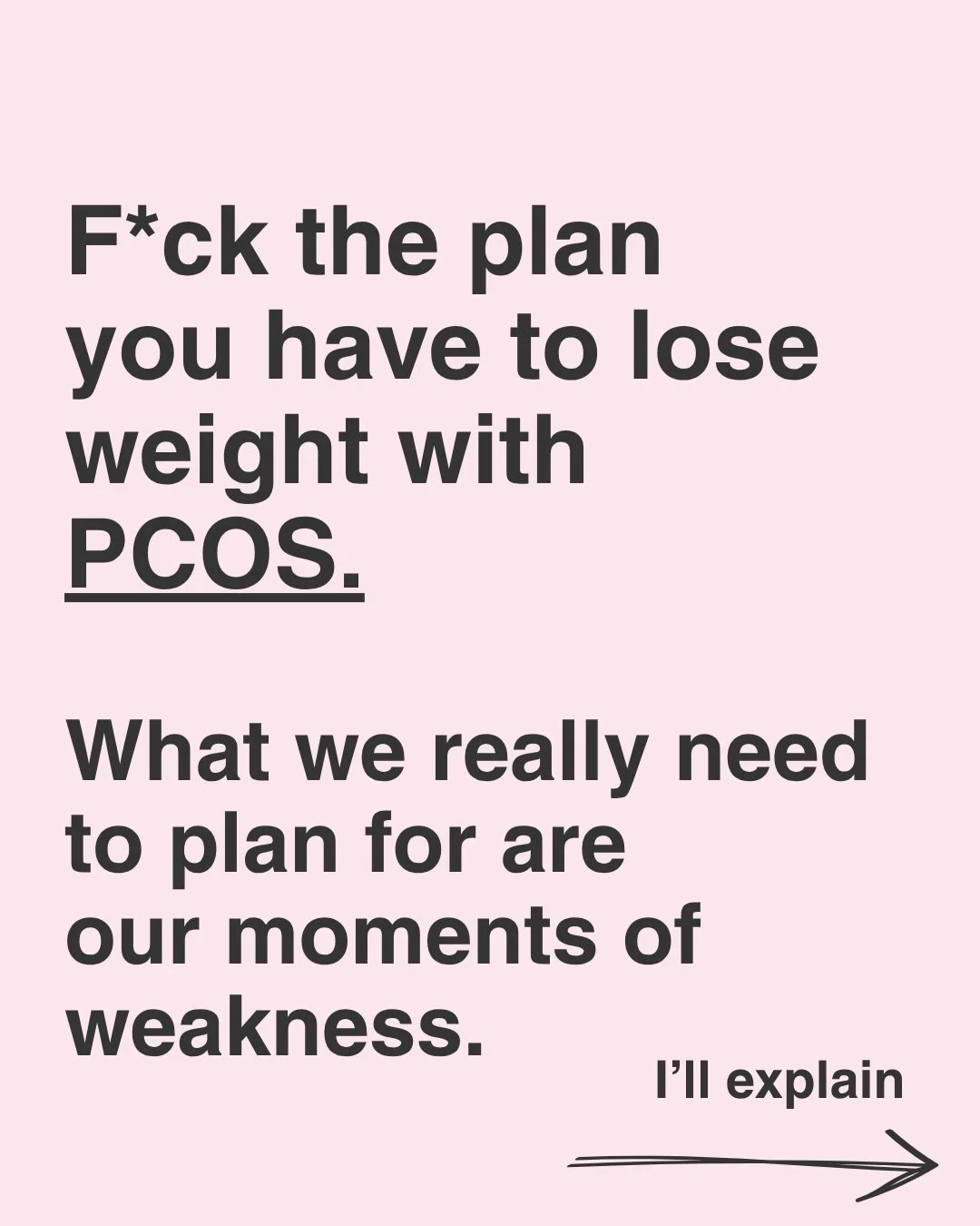 How to handle your moments of weakness is everything. 

Unfortunately most &ldquo;coaching&rdquo; doesn&rsquo;t do a good job of this; they give you the &ldquo;plan&rdquo; and hope you succeed. My team with a combined experience of over 35 years does