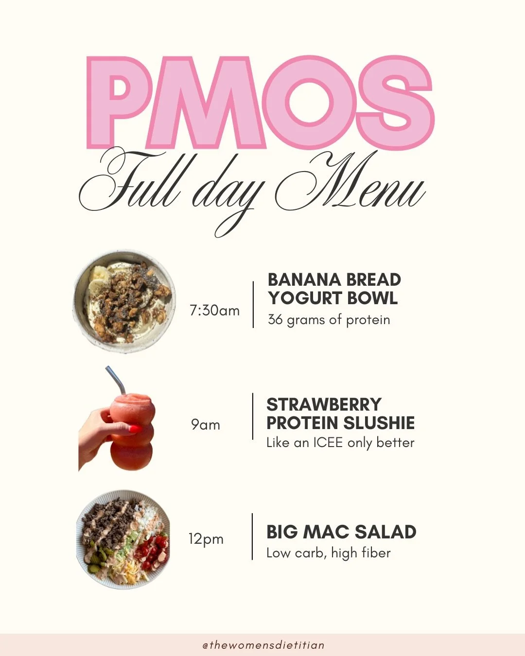LMK if this is helpful!

All recipes are in the post 💕 👀 

If you love my recipes and whatever you&rsquo;re doing now to lose weight or get pregnant isn&rsquo;t working, my 2 successful PMOS programs, The PMOS Boss Academy and Get Pregnant with PMO