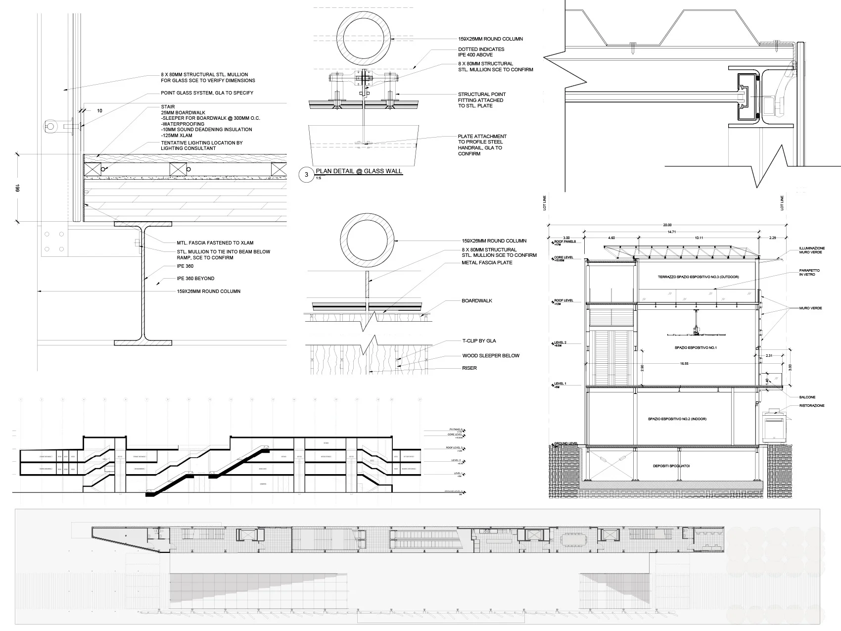  While the construction timeline for this project was aggressive given the scale and complexity of the USA Pavilion program, it was completed in time for opening day. The structural design was completed shortly after our permit set was submitted, and
