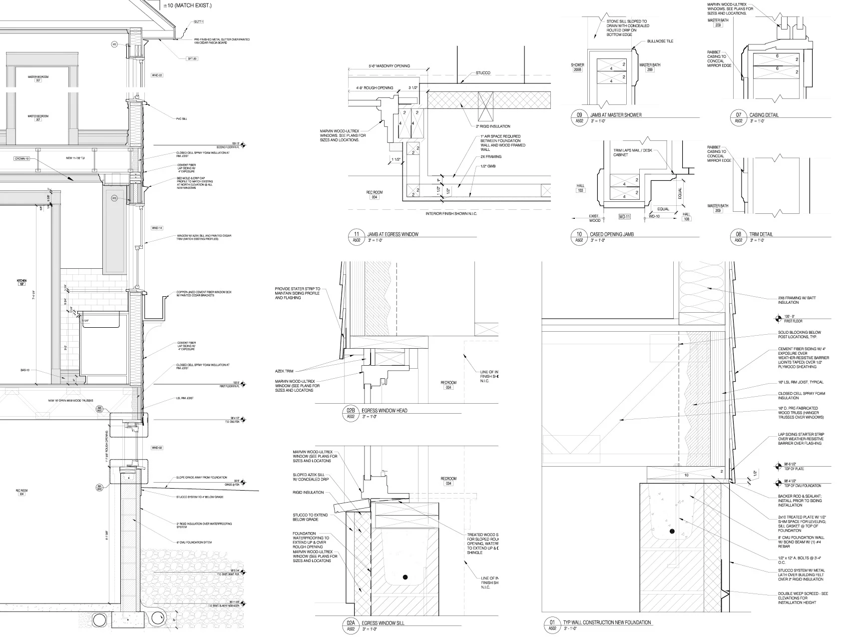 Creating detailed plan and sectional details help eliminate confusion for the contractor and helps the owner make decisions earlier on when changes are easier to make. While no two homes are alike, doing many of these details allows a deeper underst