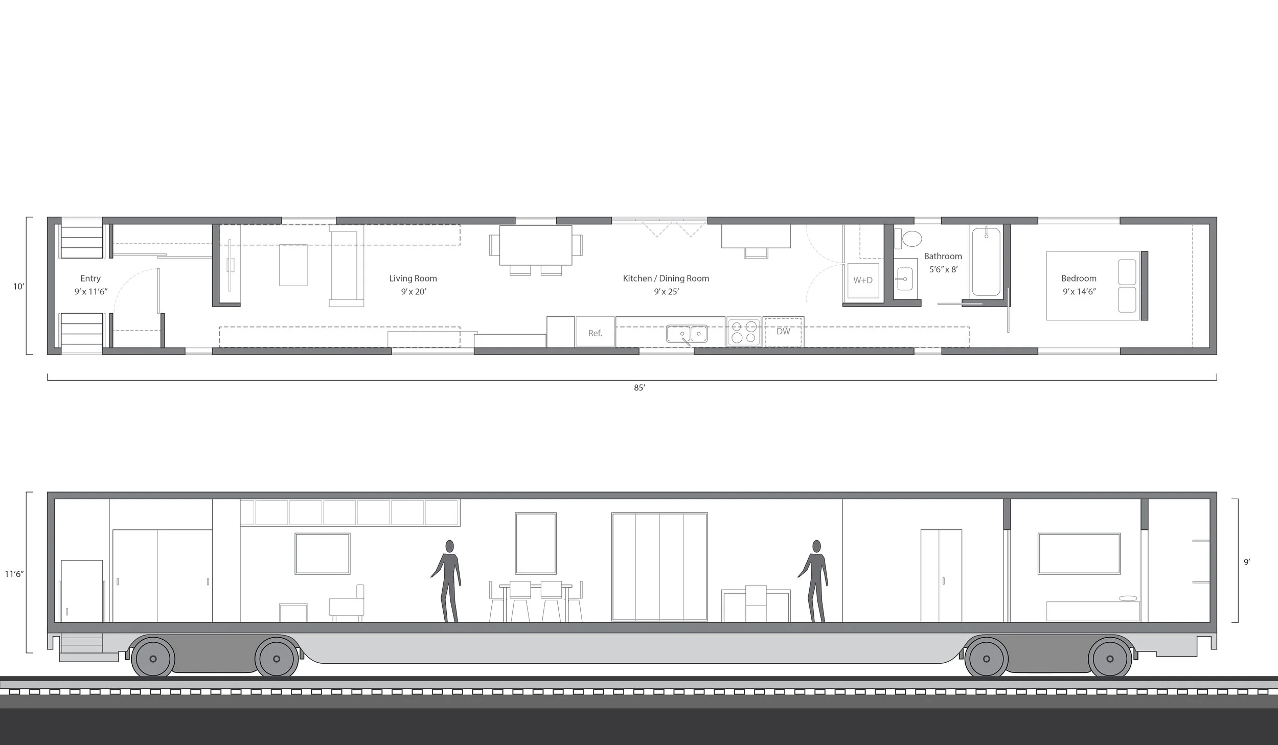 Residential: 1 bedroom