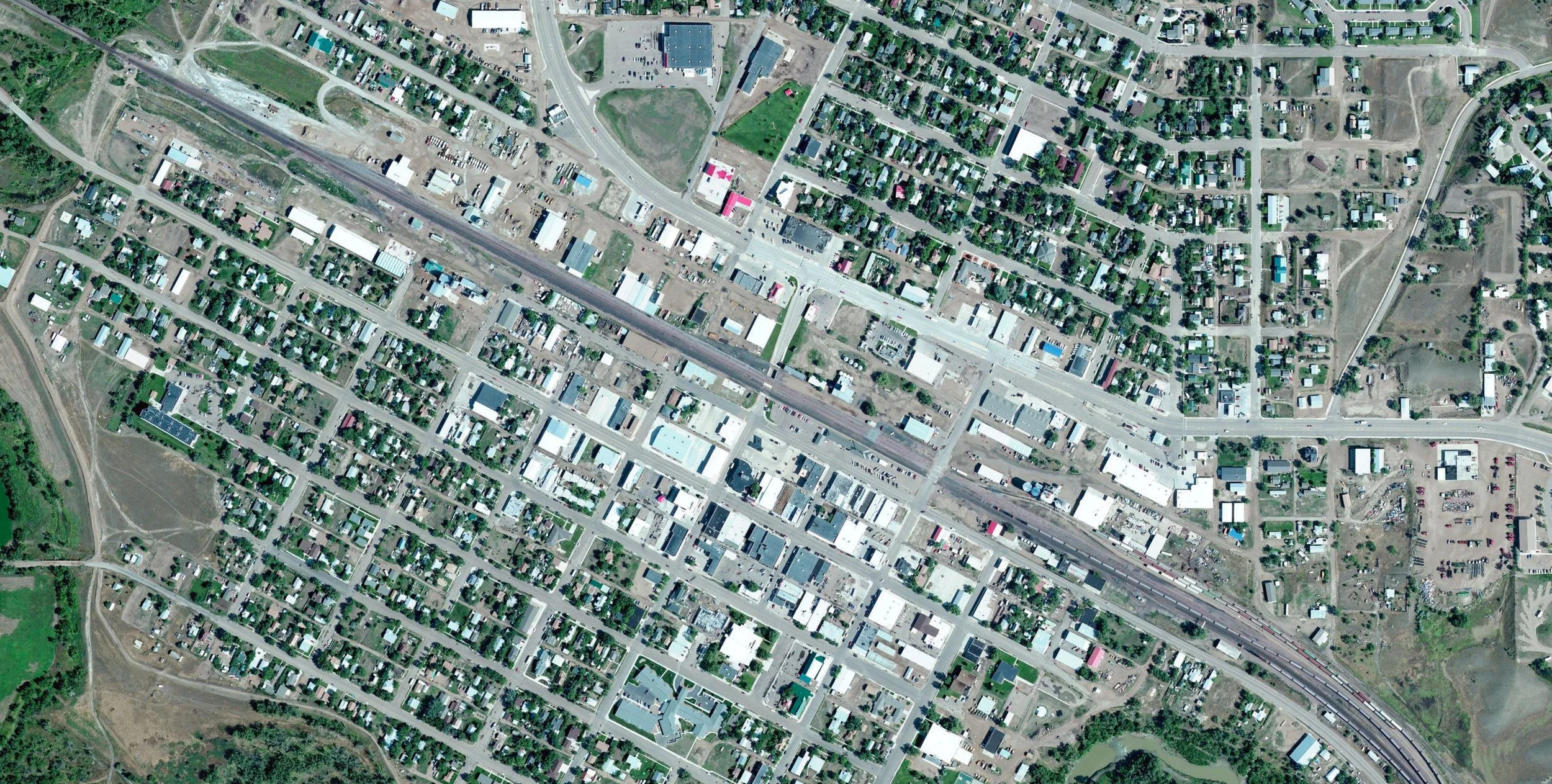  Glasgow, MT  on BNSF Hi-Line: Amtrak stop 