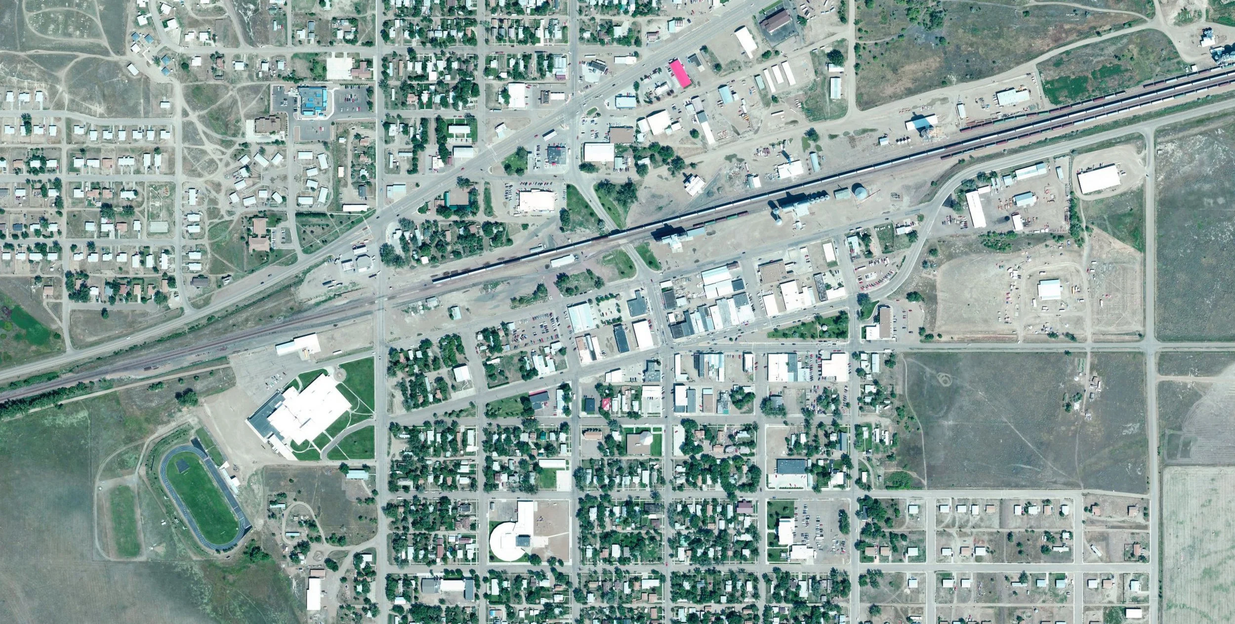  Wolf Point, MT  on BNSF Hi-Line: Amtrak stop 