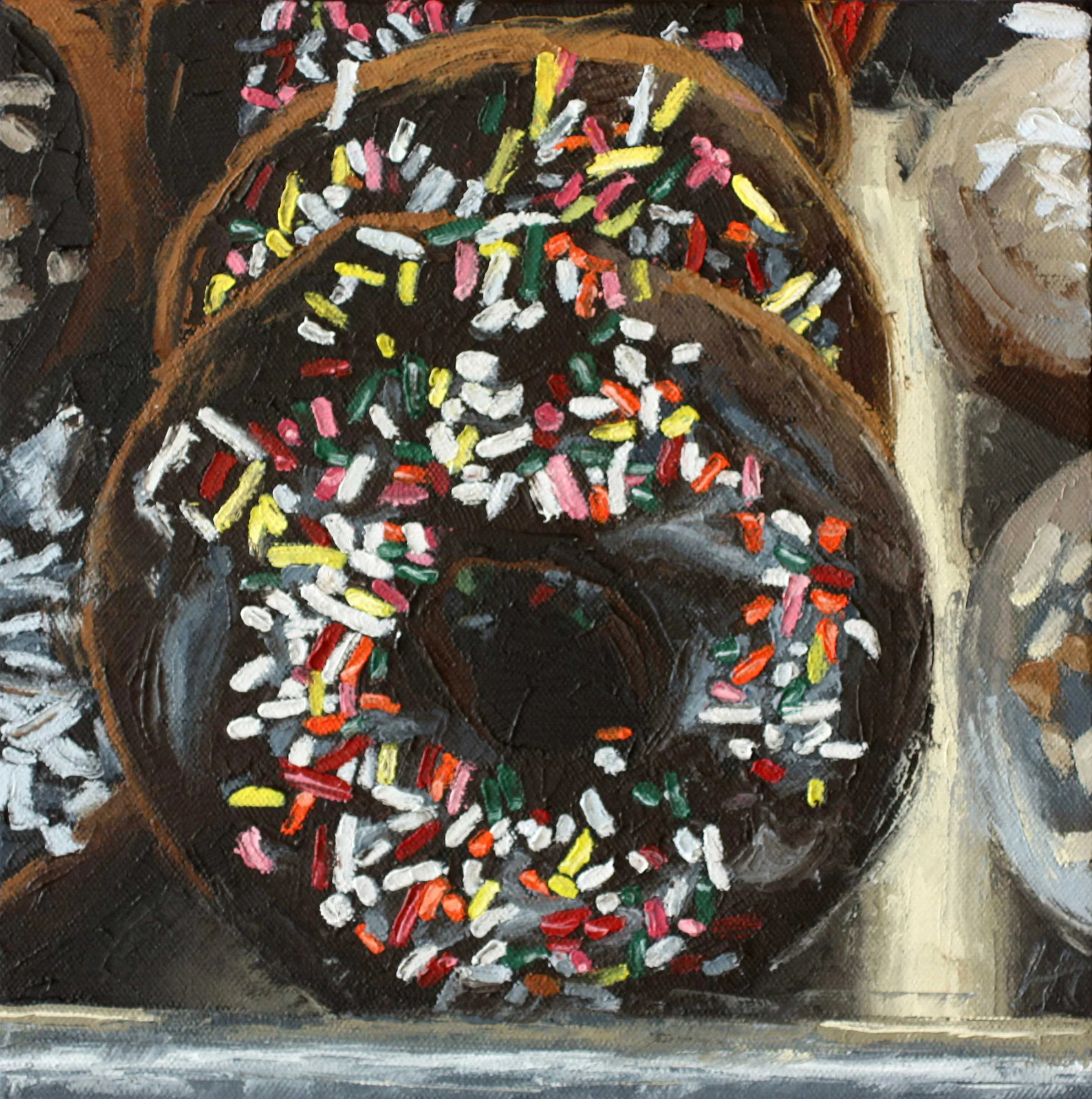 Chocolate Donut with Sprinkles