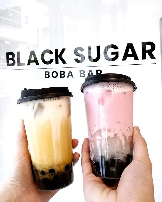 Our Fresh Milk drinks are among our customer favorites! Pictured is our Black Sugar Fresh Milk and Strawberry Fresh Milk. Tag someone you want to try these with.👇🏼
.
📍: 320 O&rsquo;Farrell St., SF, CA 94102
⏰: Tues-Thurs 11:30am-6pm, Fri-Sun 12pm-