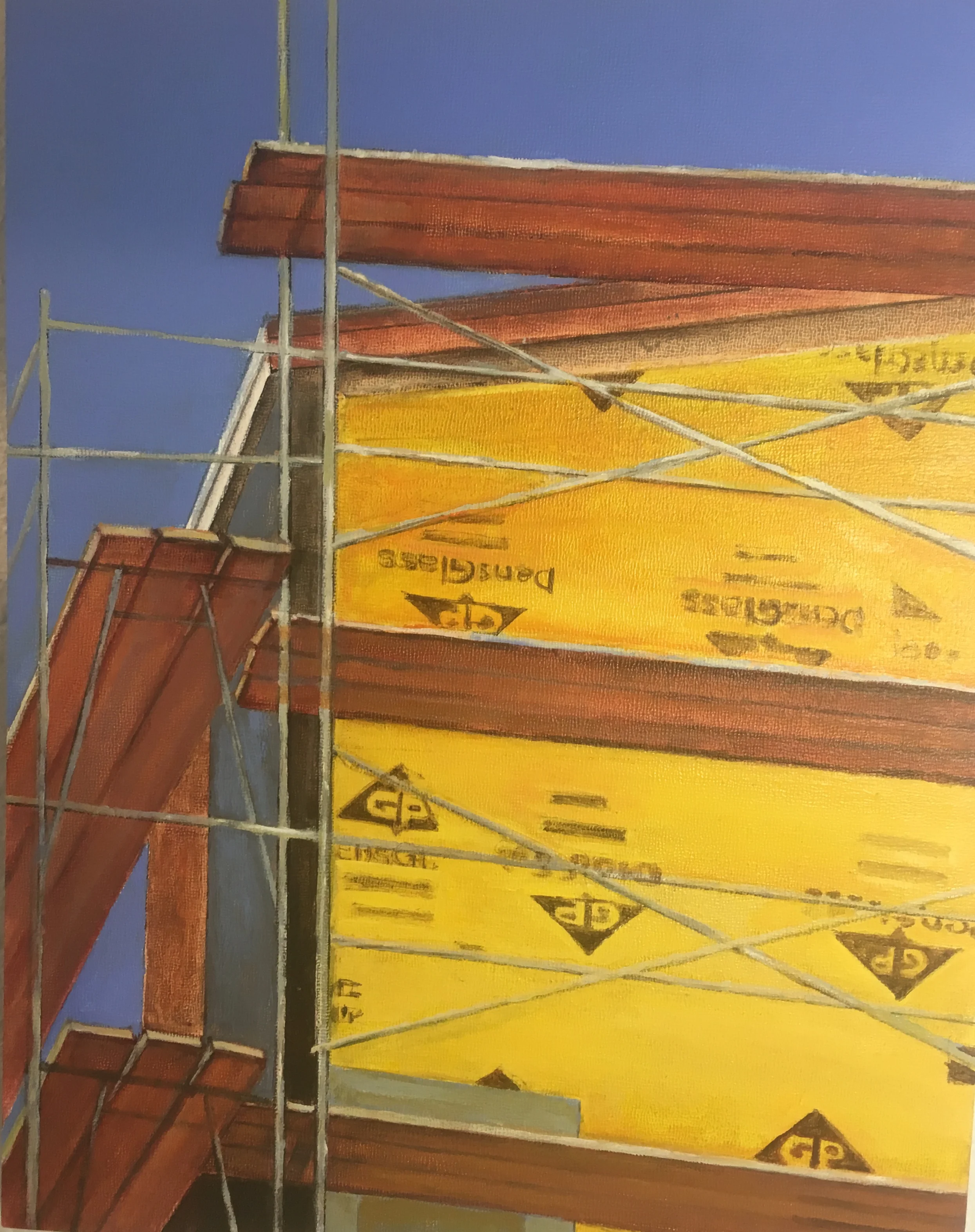 Scaffolding Study in Yellow