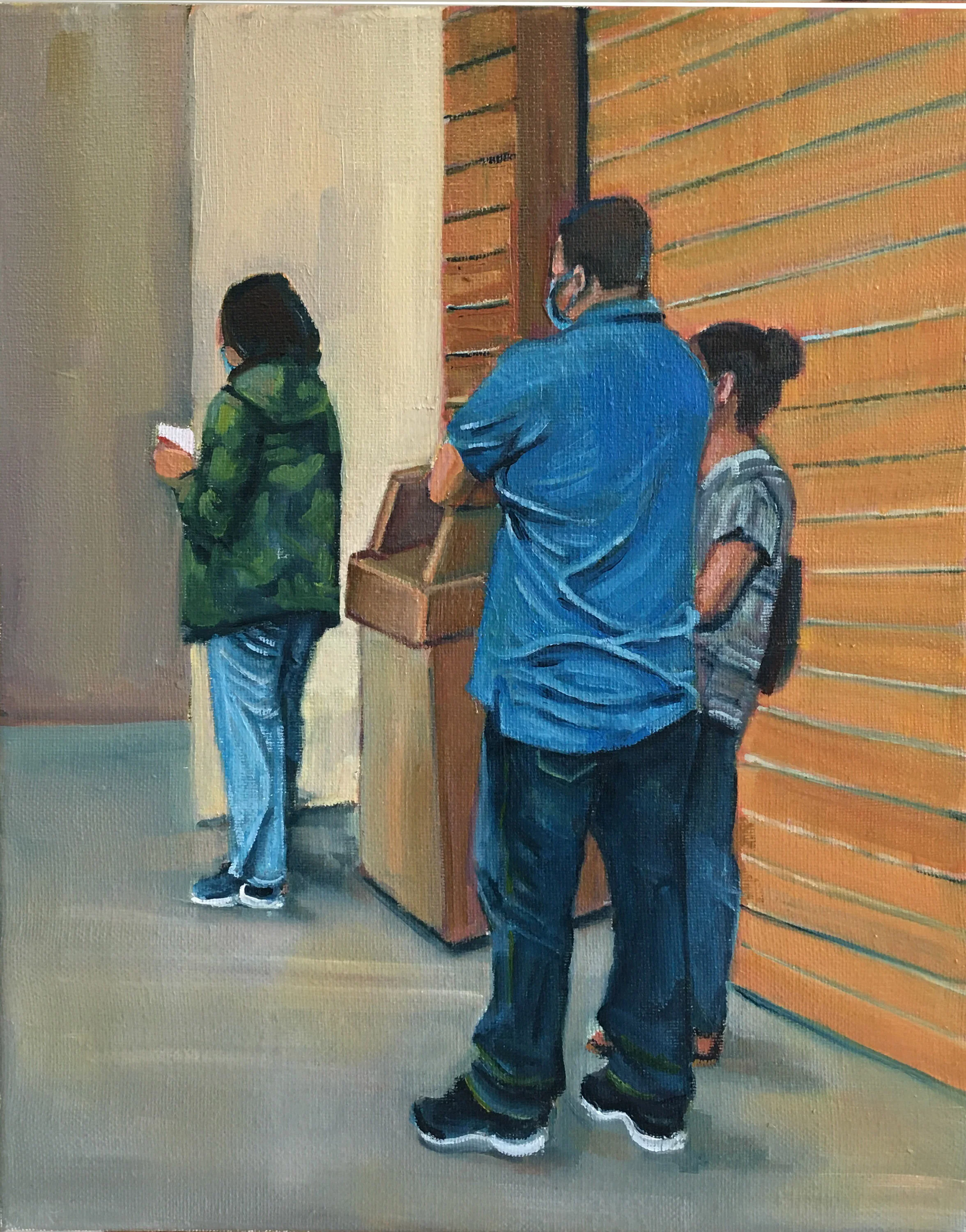 In Line, in Masks