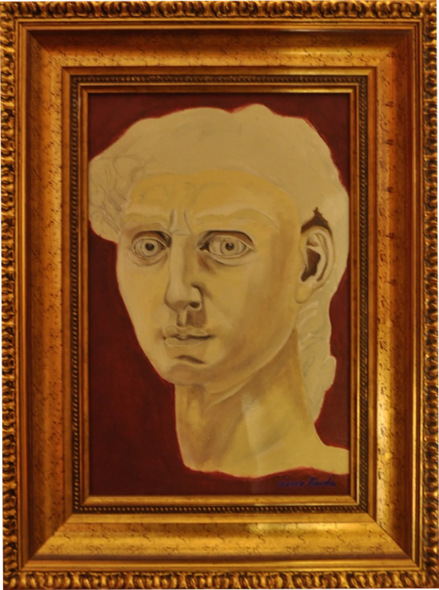 “David” Acrilyc on canvas. Size without frame 28 x 68cm