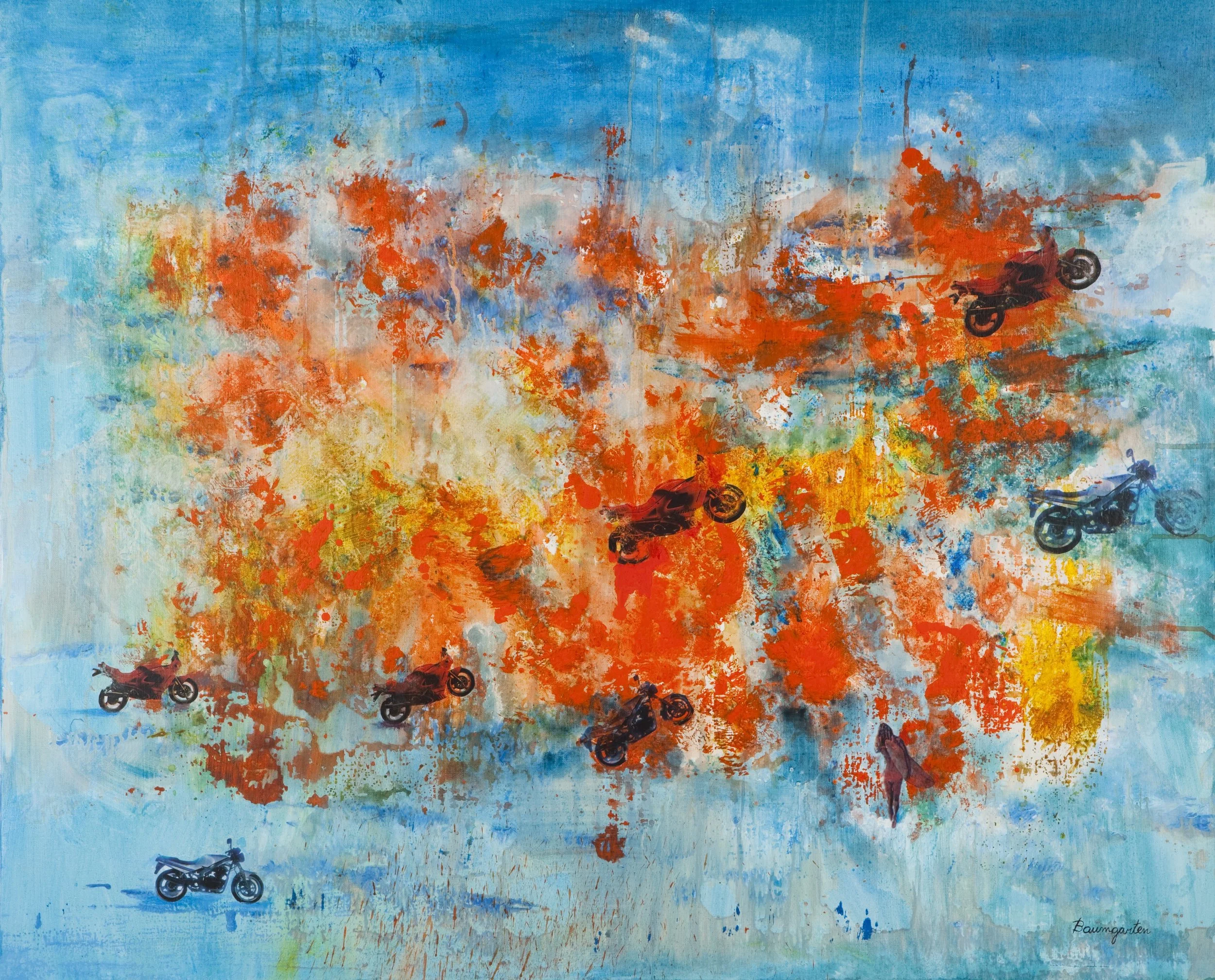 Motos 100x81 Acryl-Mixt. Year ,2009