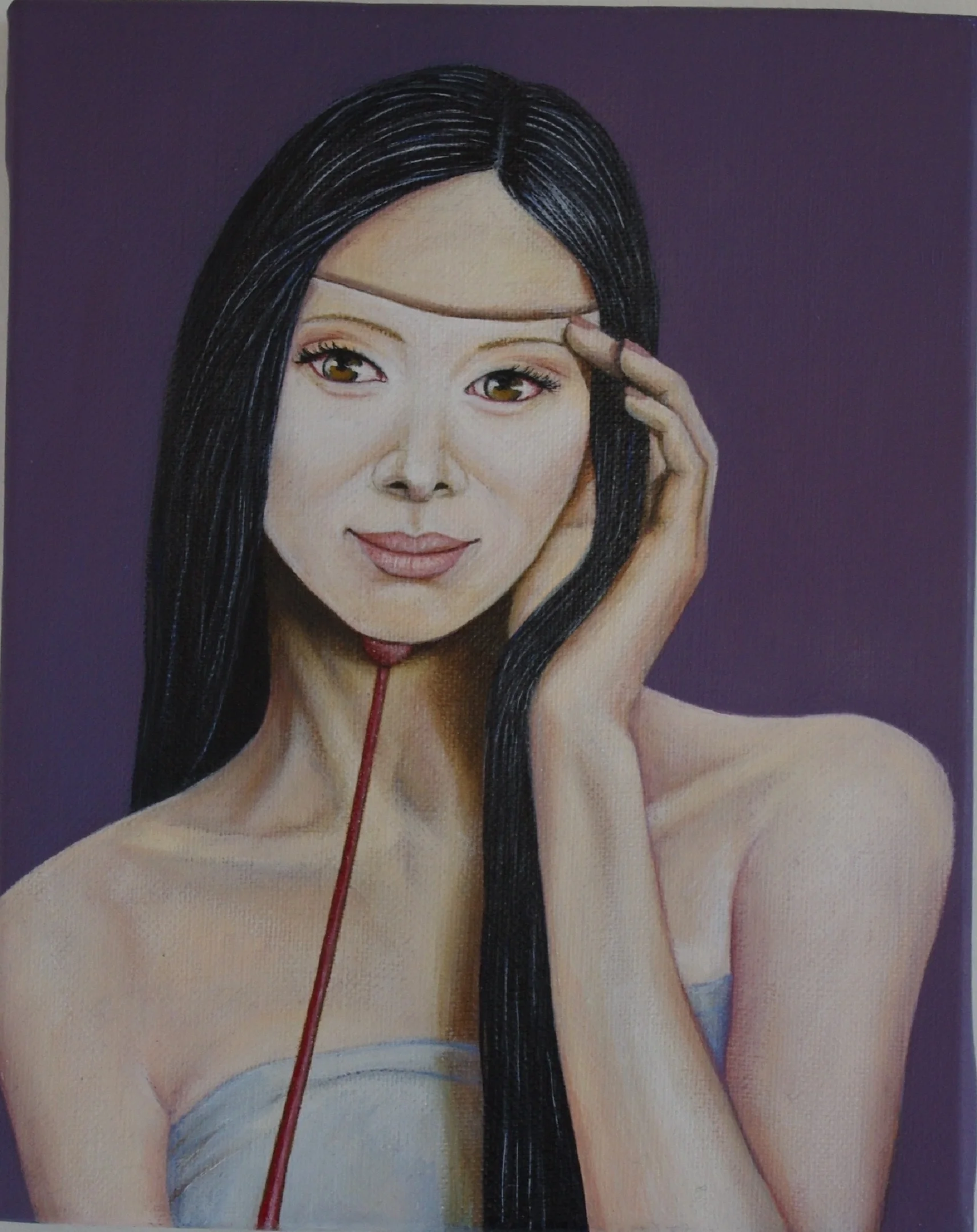 Maschera IV 19x24 Oil. Year ,2014