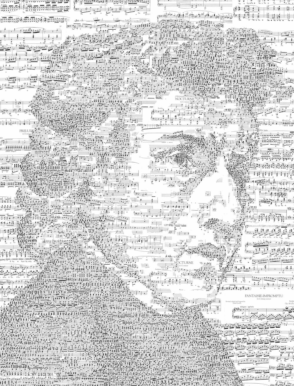 Frederic Chopin by Eugene Delacroix