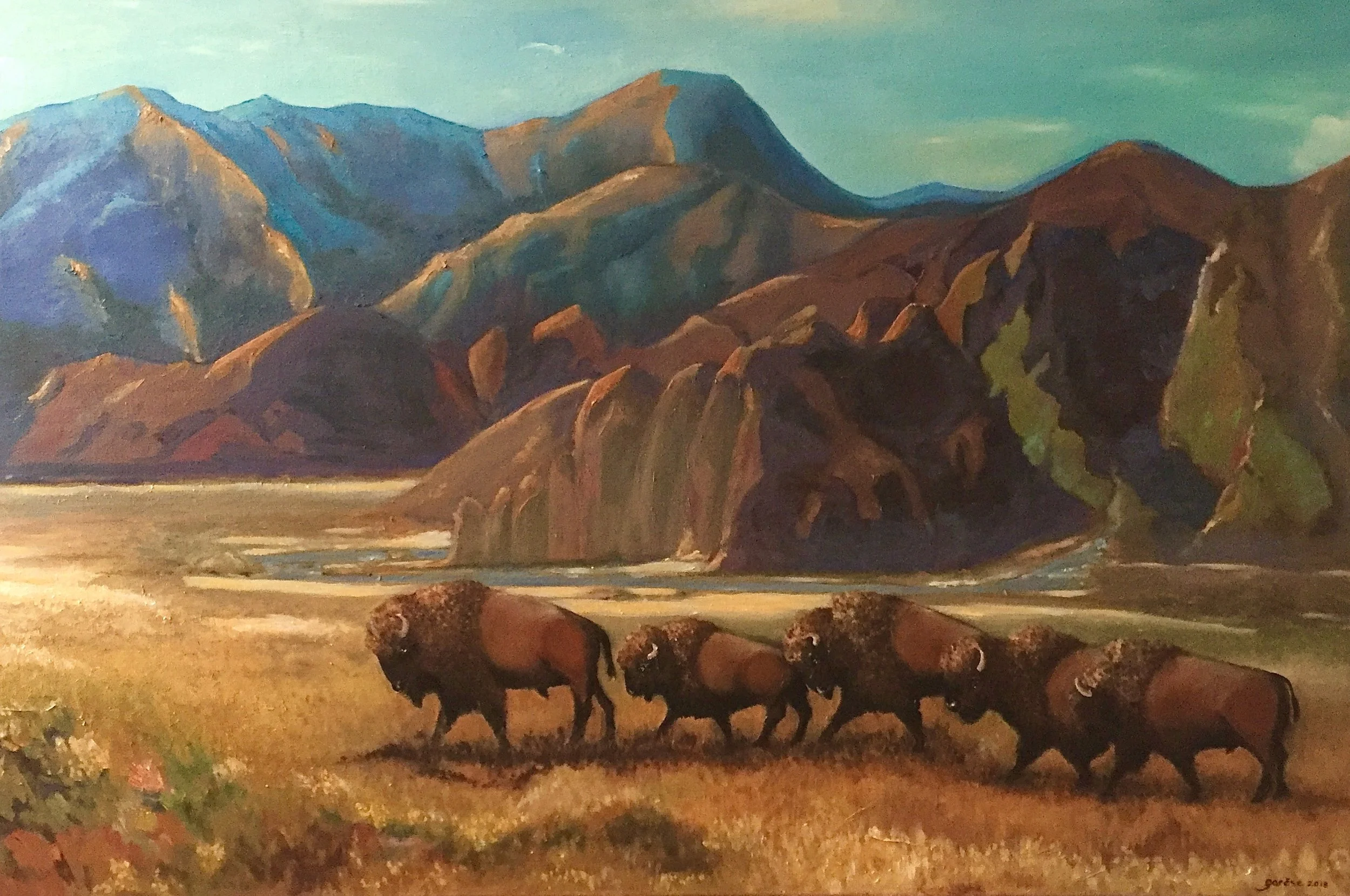 Transhumance of bison