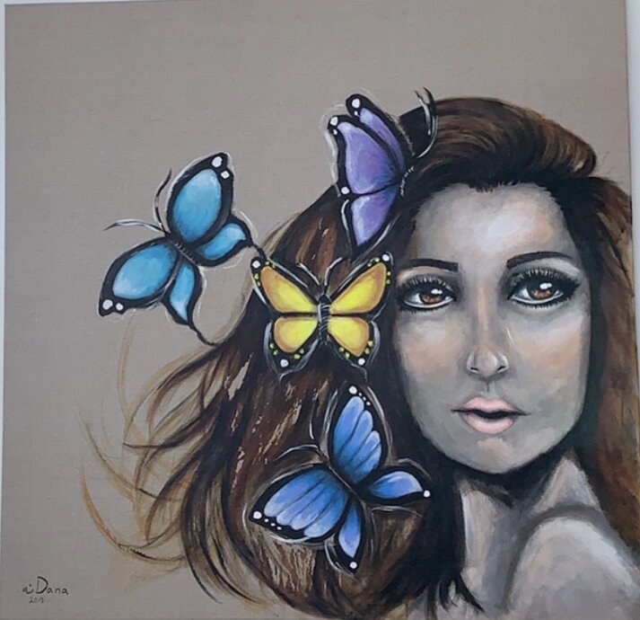 butterfly lady