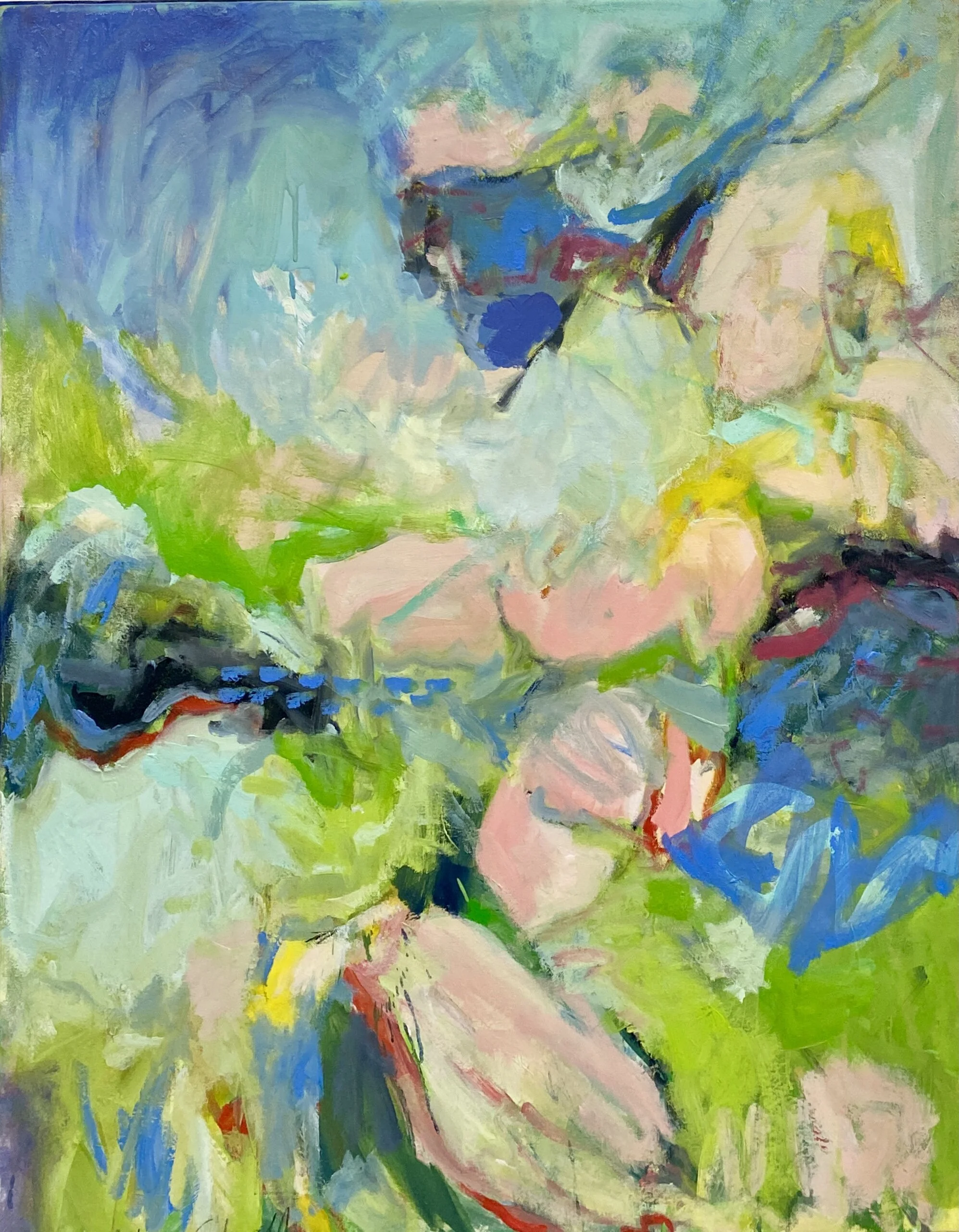 Let's dance, oil on canvas, 2020, 100x80cm