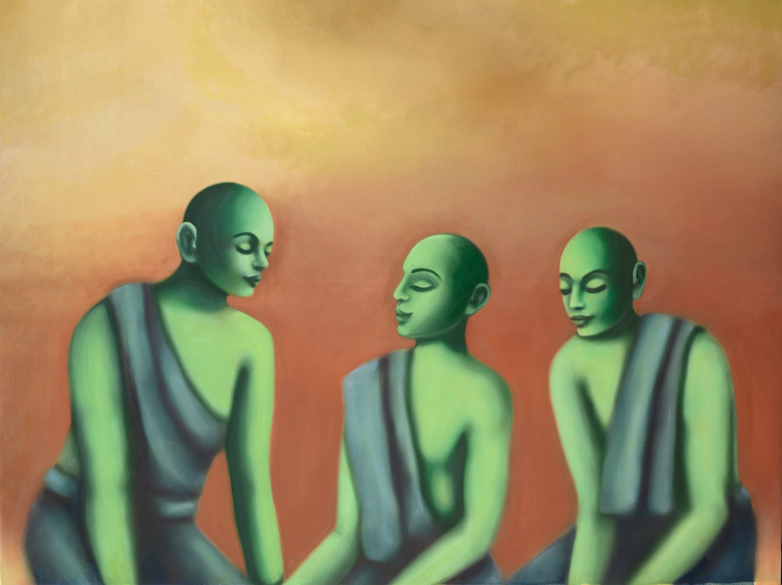 ‘ The Monastic Trio’